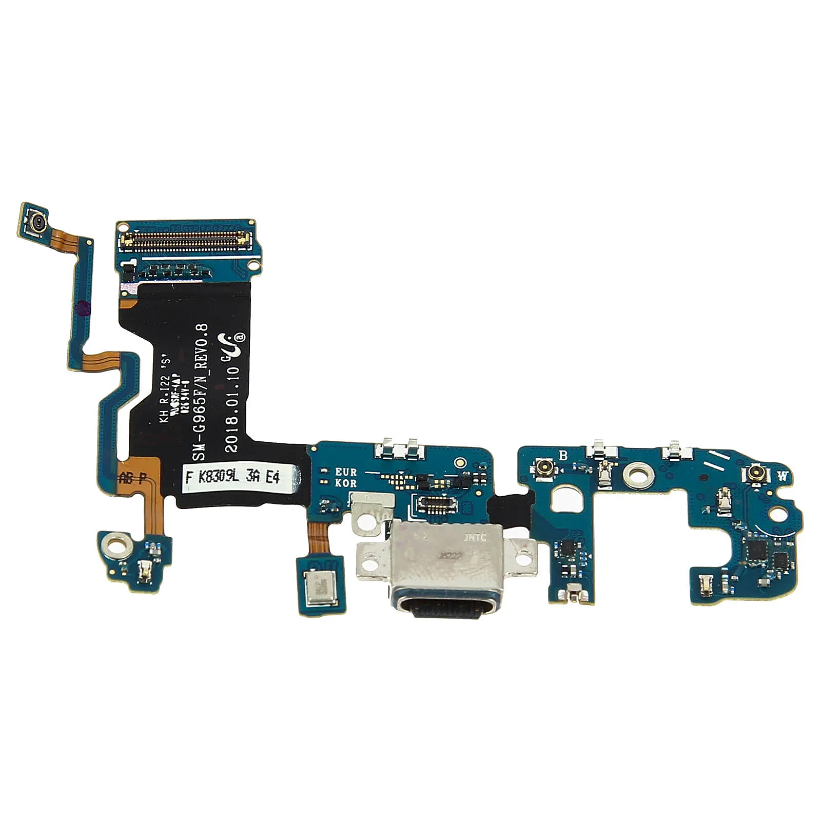 Clappio Nappe + Connecteur de Charge pour Samsung Galaxy S9 Plus Connectique USB type C