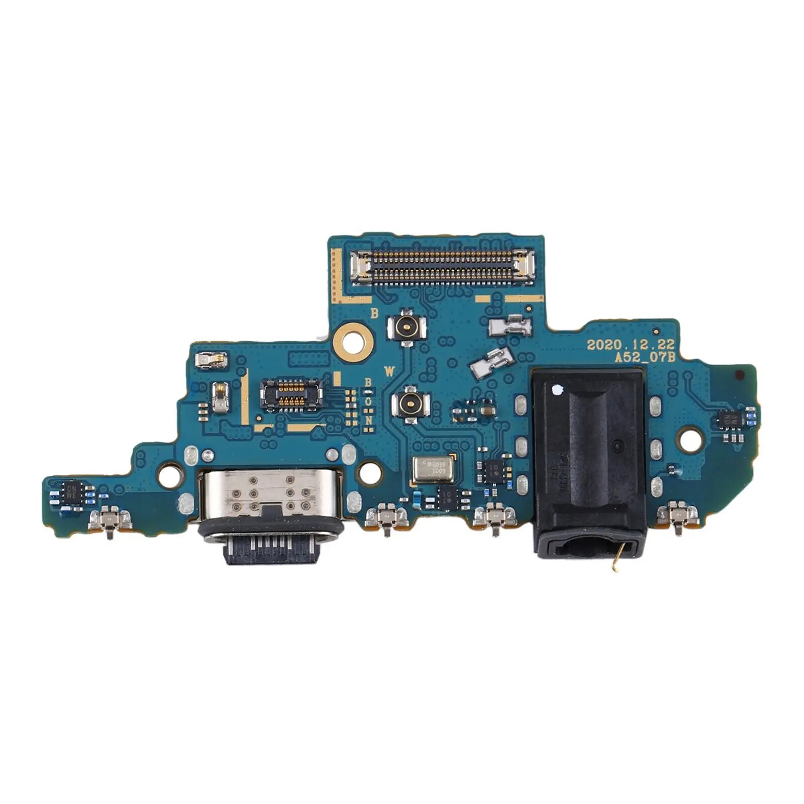 Clappio Connecteur de Charge pour Samsung Galaxy A52 Connecteur USB-C avec Jack 3.5mm