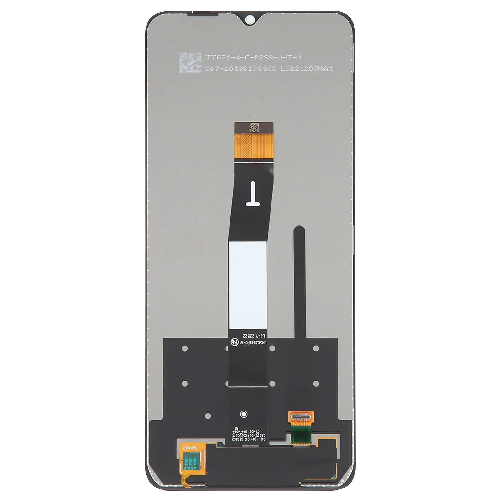 Écran LCD Complet Avec Vitre Tactile - Pour Xiaomi Redmi 12C - Noir - Neuf Sous Blister