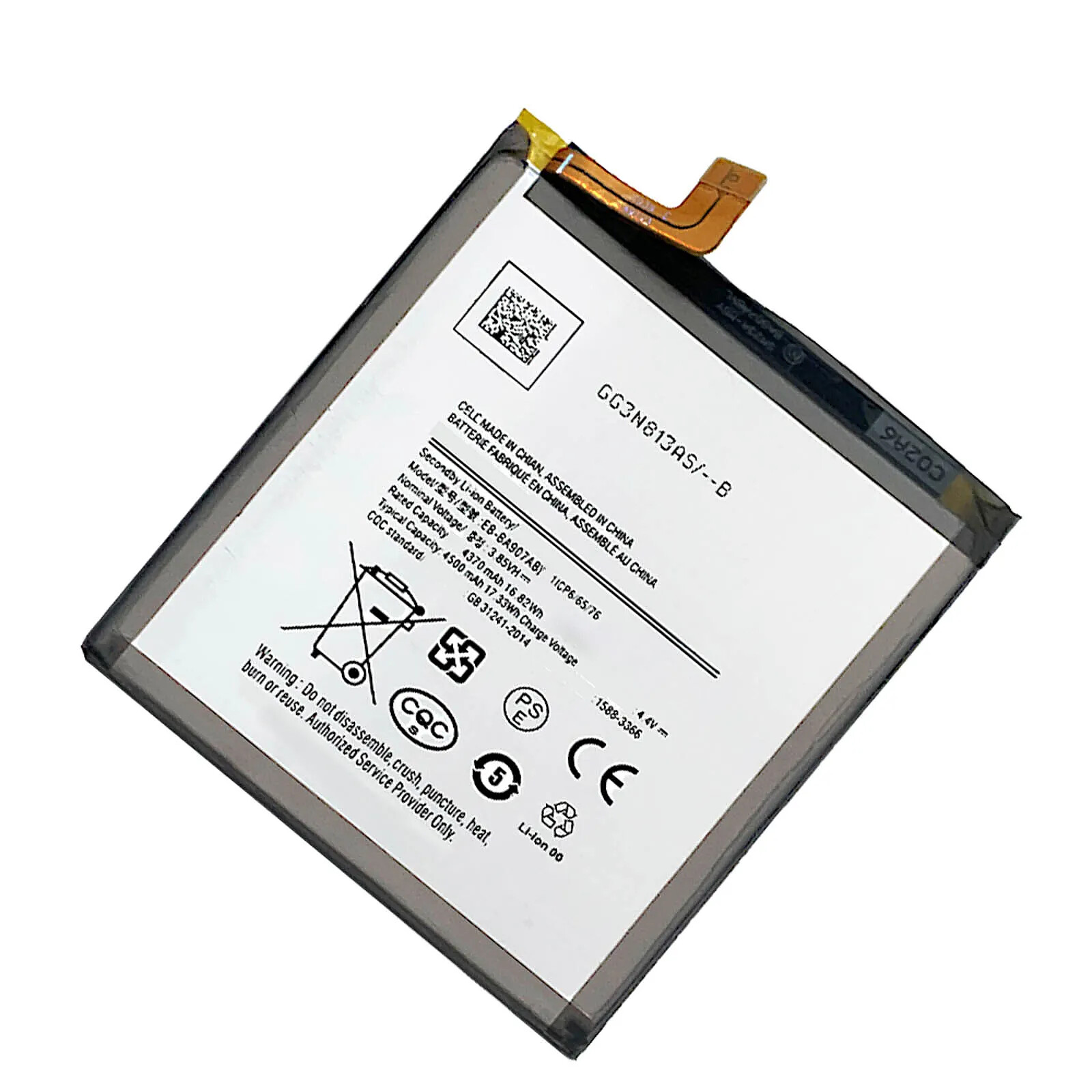 Clappio Batterie pour Samsung Galaxy S10 Lite Capacité 4500mAh