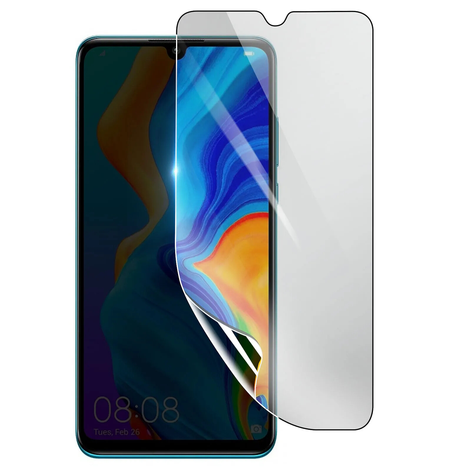 Protecteur D'écran Bruni Pour Huawei P30 - Pack De 2 Films, Anti-rayures, Facile à Poser