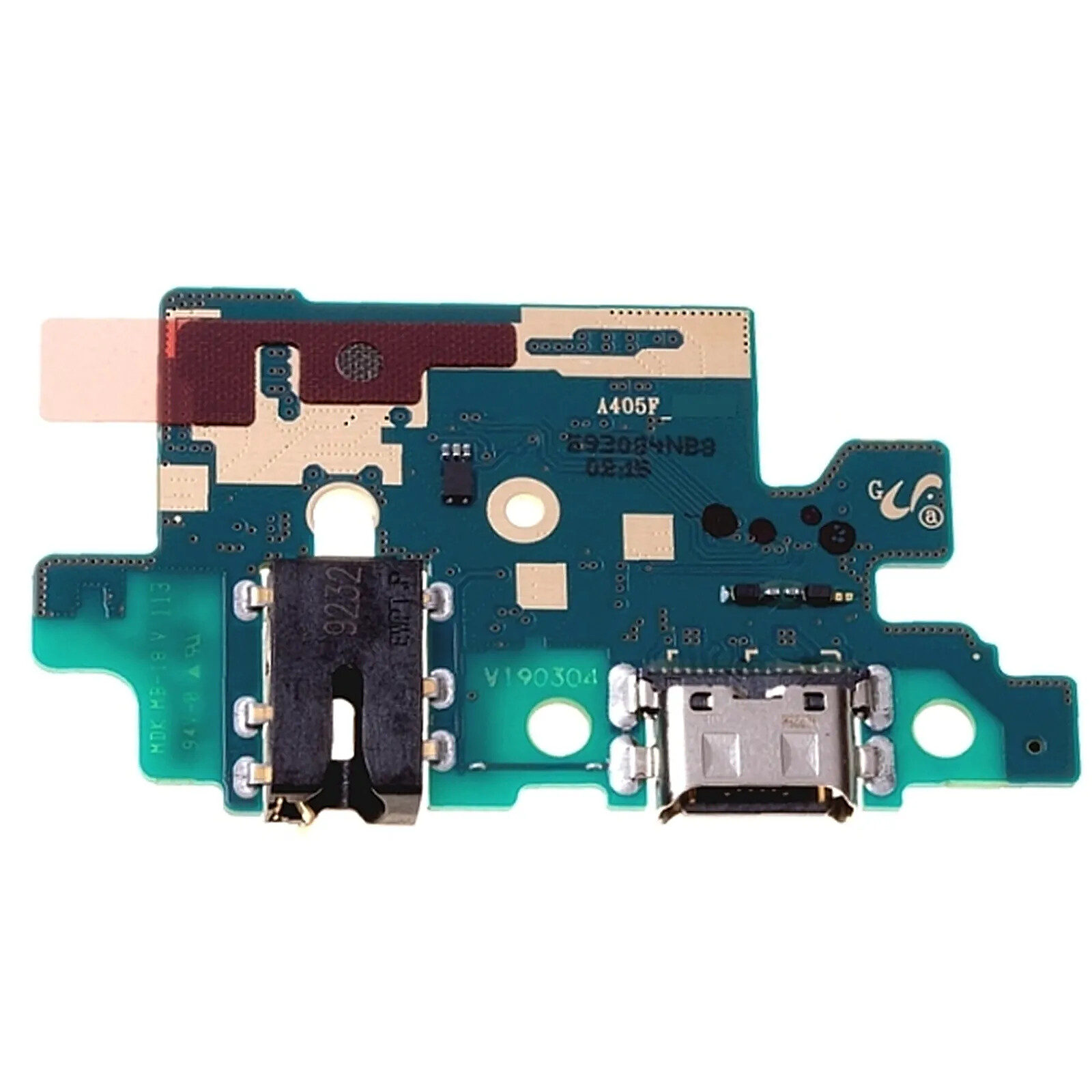 Clappio Connecteur de Charge pour Samsung Galaxy A40 Connecteur USB-C avec Jack 3.5mm