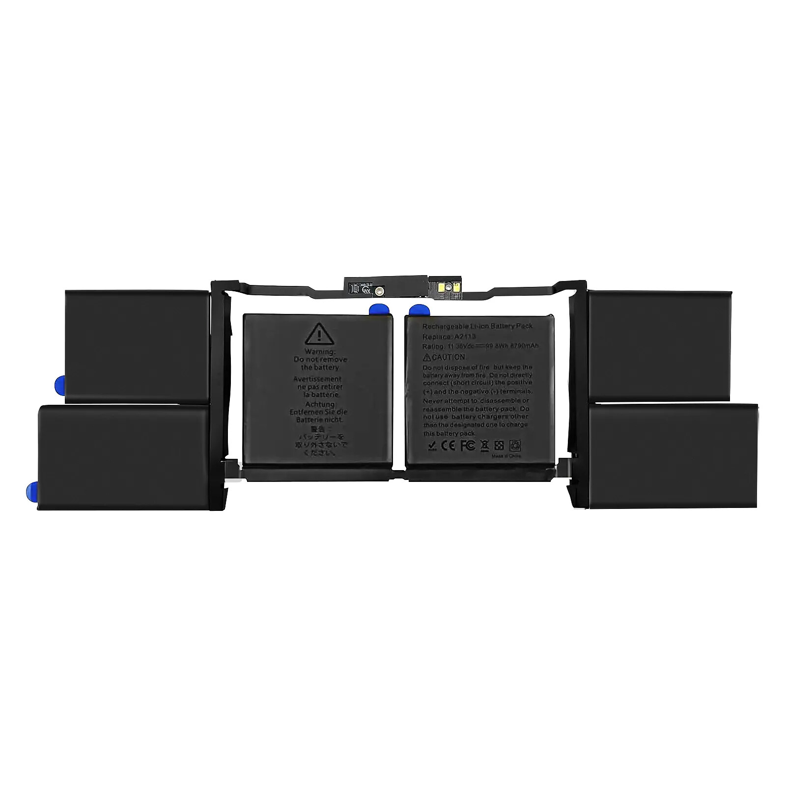 Clappio Batterie pour Macbook Pro 16" 2019 (A2141), 8700mAh