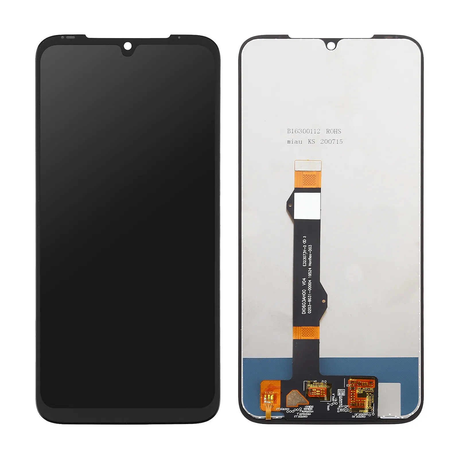 Clappio Bloc Complet pour Moto G8 Plus Écran LCD Vitre Tactile Compatible