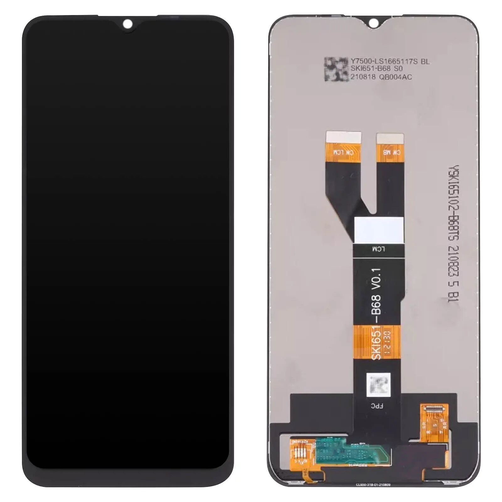 Clappio Bloc Complet pour Realme Narzo 50i Prime Écran LCD Vitre Tactile Compatible