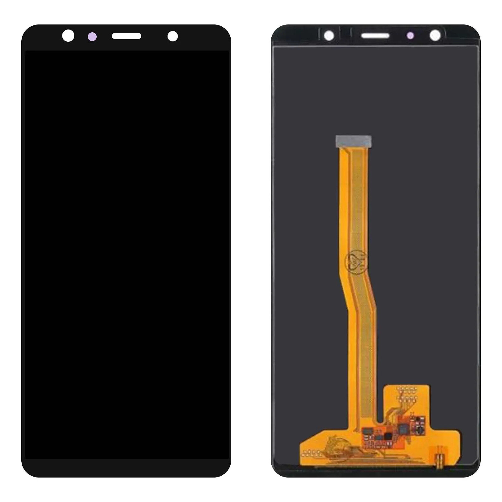 Clappio Bloc Complet pour Samsung Galaxy A7 2018 Écran LCD Vitre Tactile Compatible