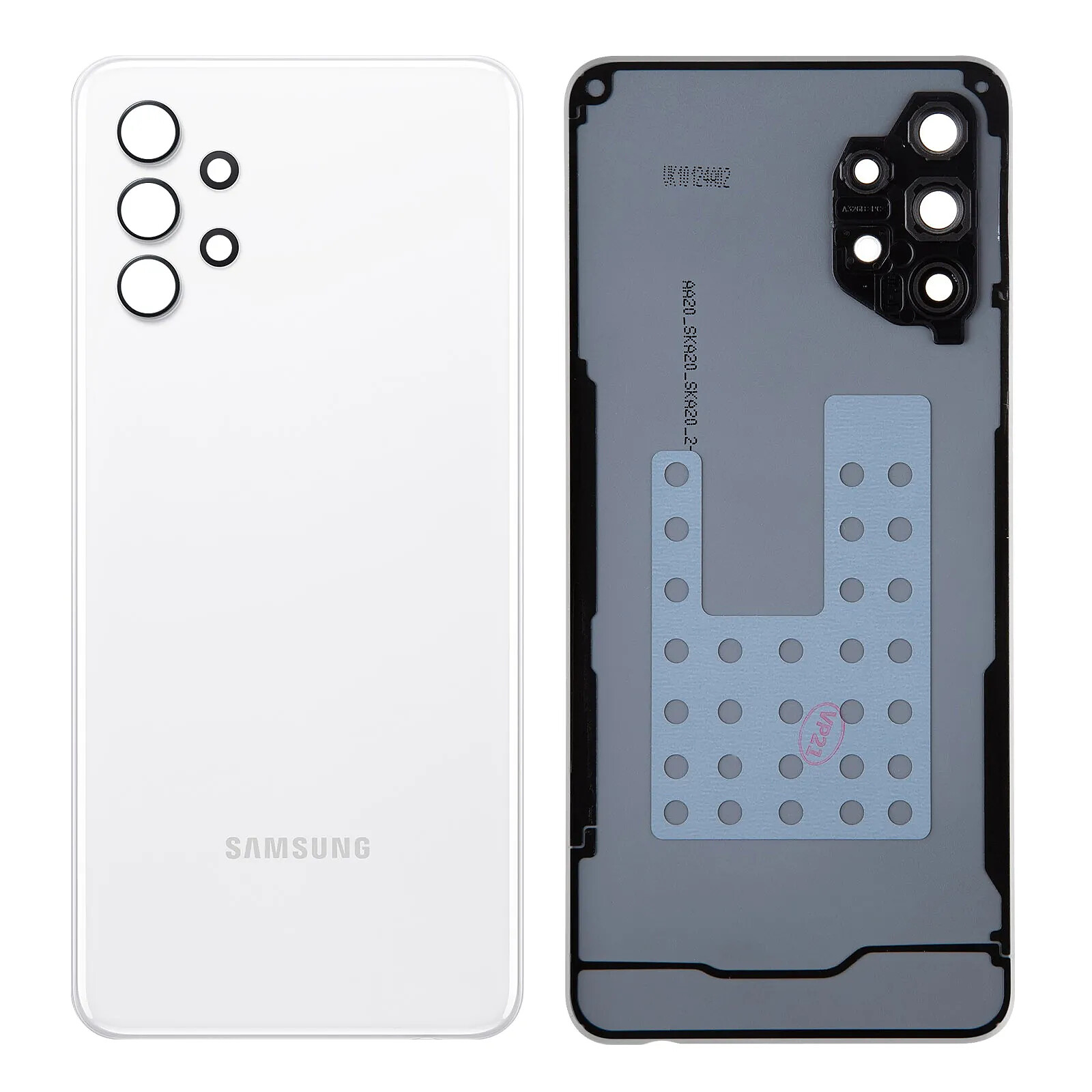 Samsung Cache Batterie D'origine pour Galaxy A32 5G Pièce de Remplacement  Blanc