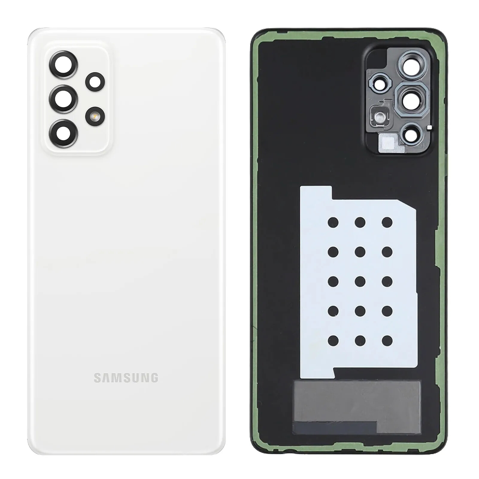 Samsung Cache Batterie D'origine pour Galaxy A52 Pièce de Remplacement  Blanc
