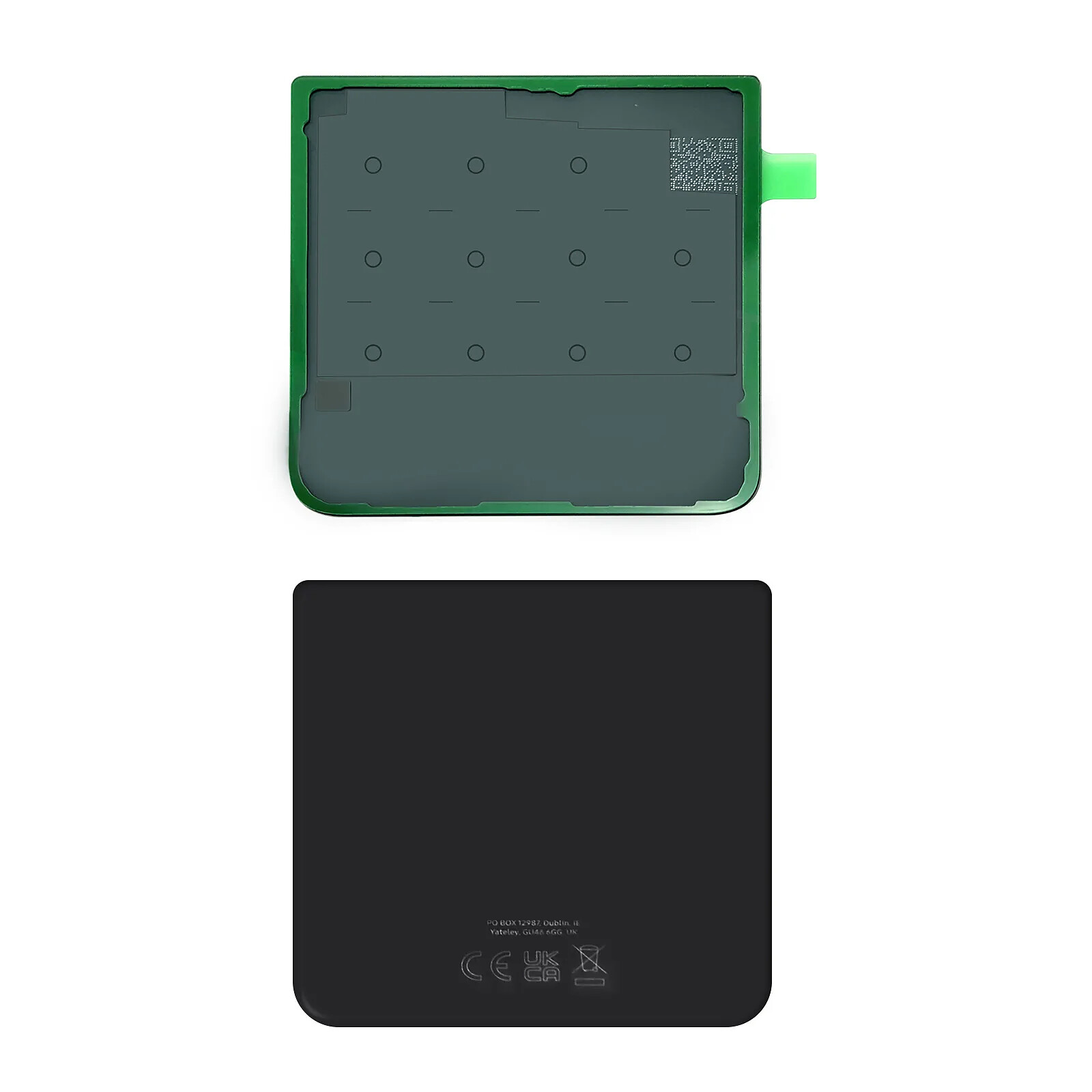 Samsung Cache Batterie pour Galaxy Z Flip 3 Façade Arrière Originale  Noir