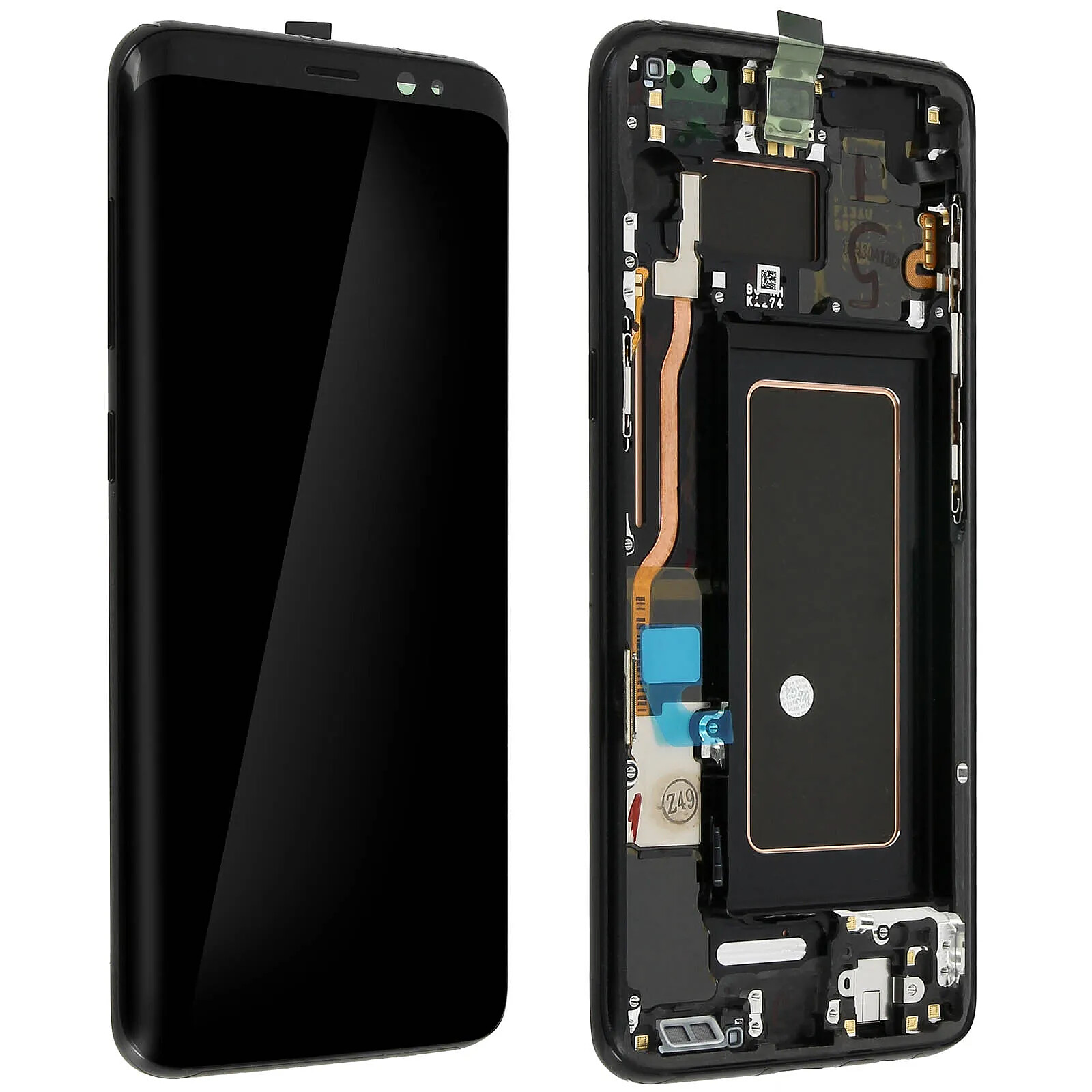 Samsung Écran LCD pour Samsung Galaxy S8 Vitre Tactile Bloc Écran complet Noir