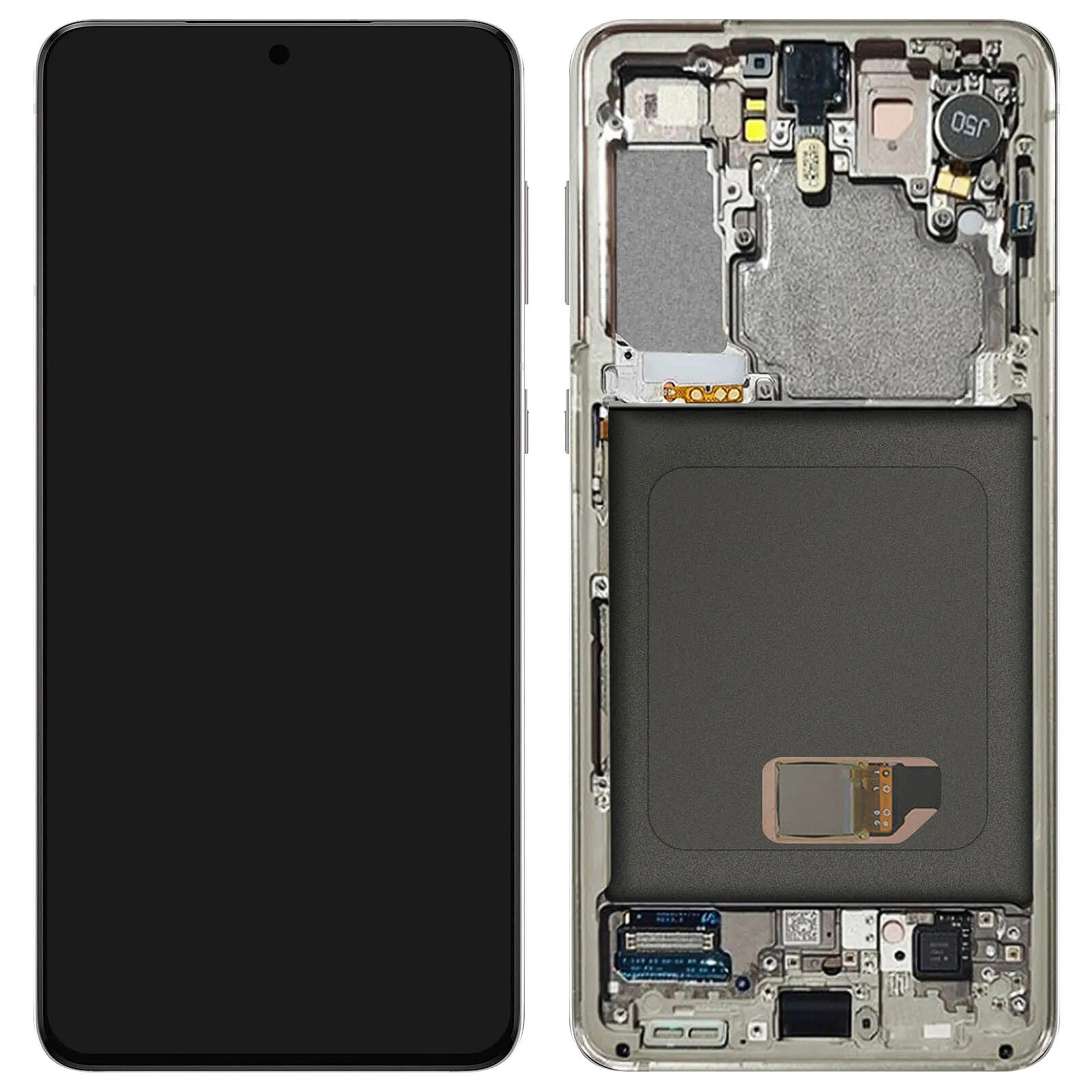 Samsung Bloc Complet pour Samsung Galaxy S21 Écran LCD Vitre Tactile Blanc