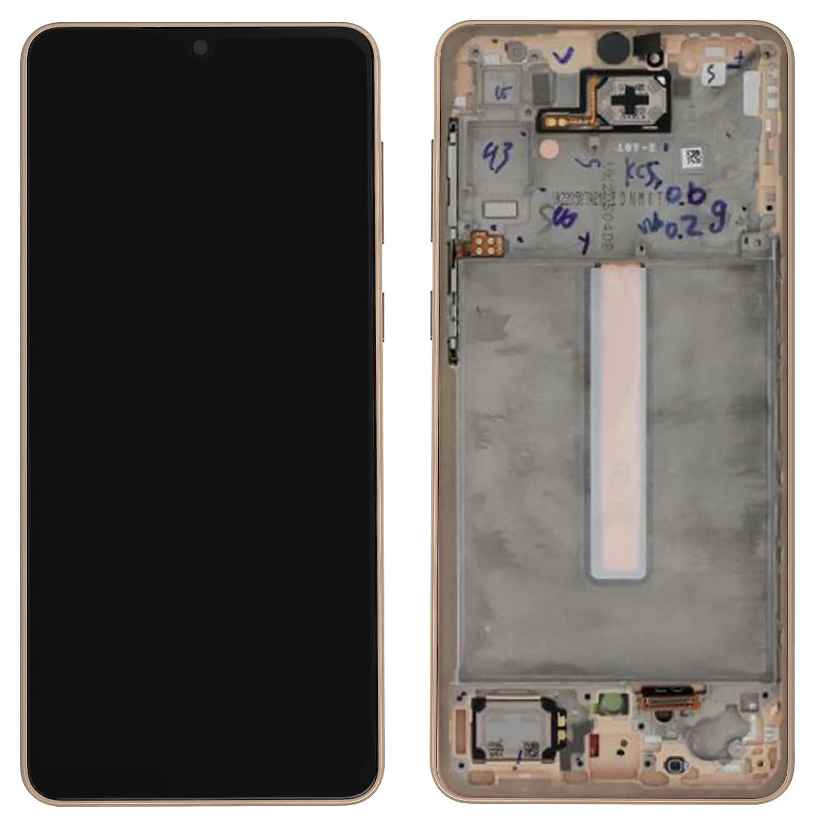 Samsung Bloc Complet pour Samsung Galaxy A33 5G Écran LCD Vitre Tactile Corail