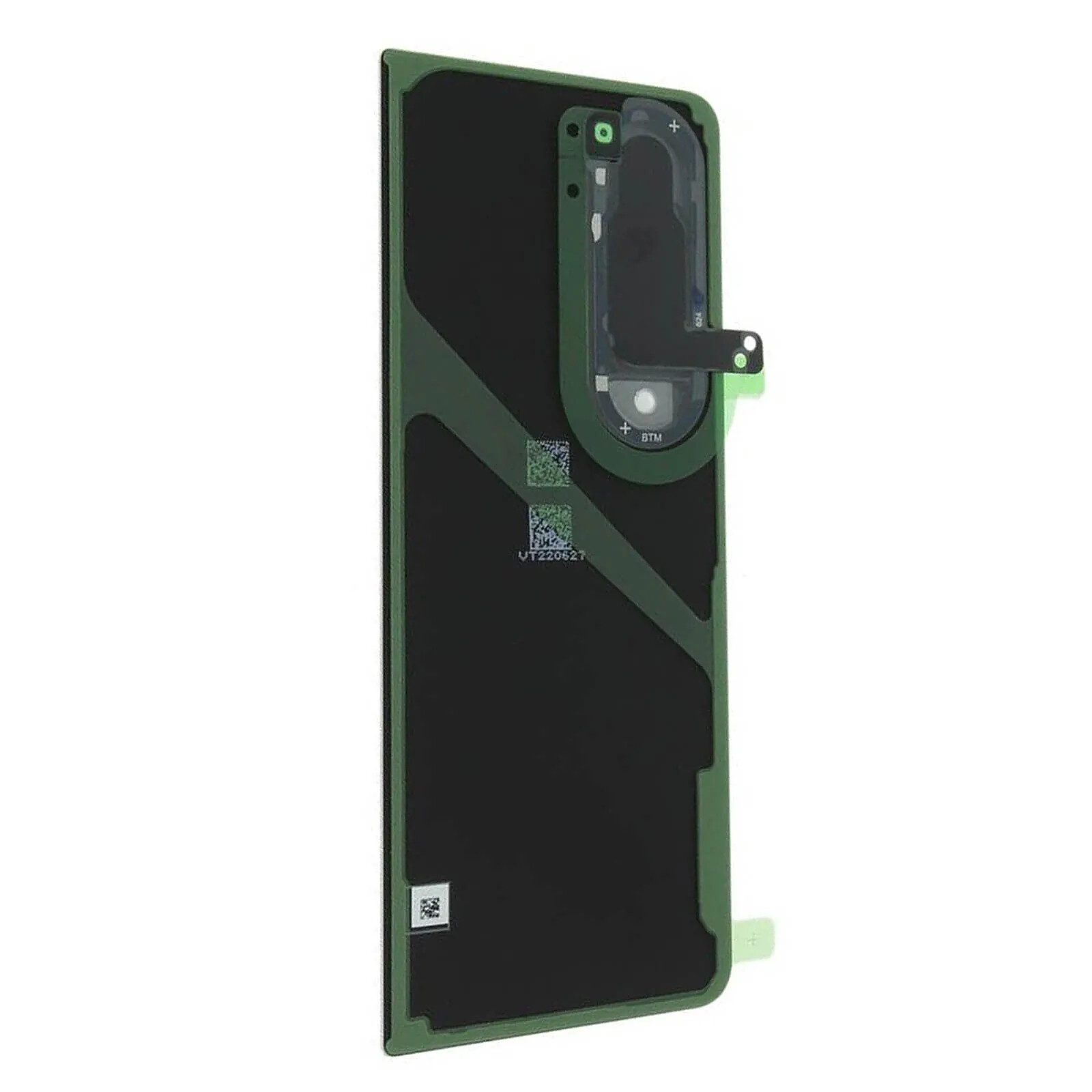 Samsung Vitre Arrière Originale pour Samsung Galaxy Z Fold 4 avec Lentille Caméra Bordeaux