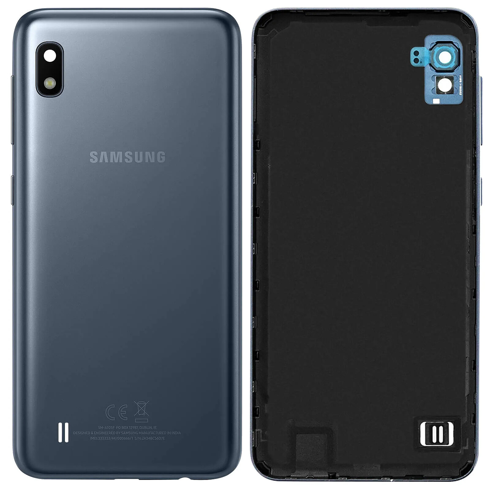 Samsung Cache Batterie pour Galaxy A10 Façade arrière Original  Noir