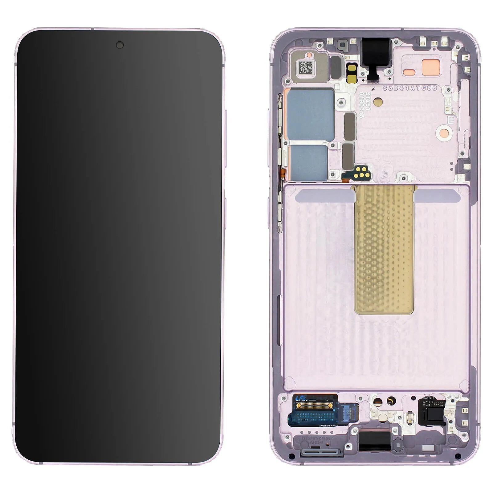 Samsung Écran Complet pour Samsung Galaxy S23 Plus Vitre Tactile et Châssis Lavande