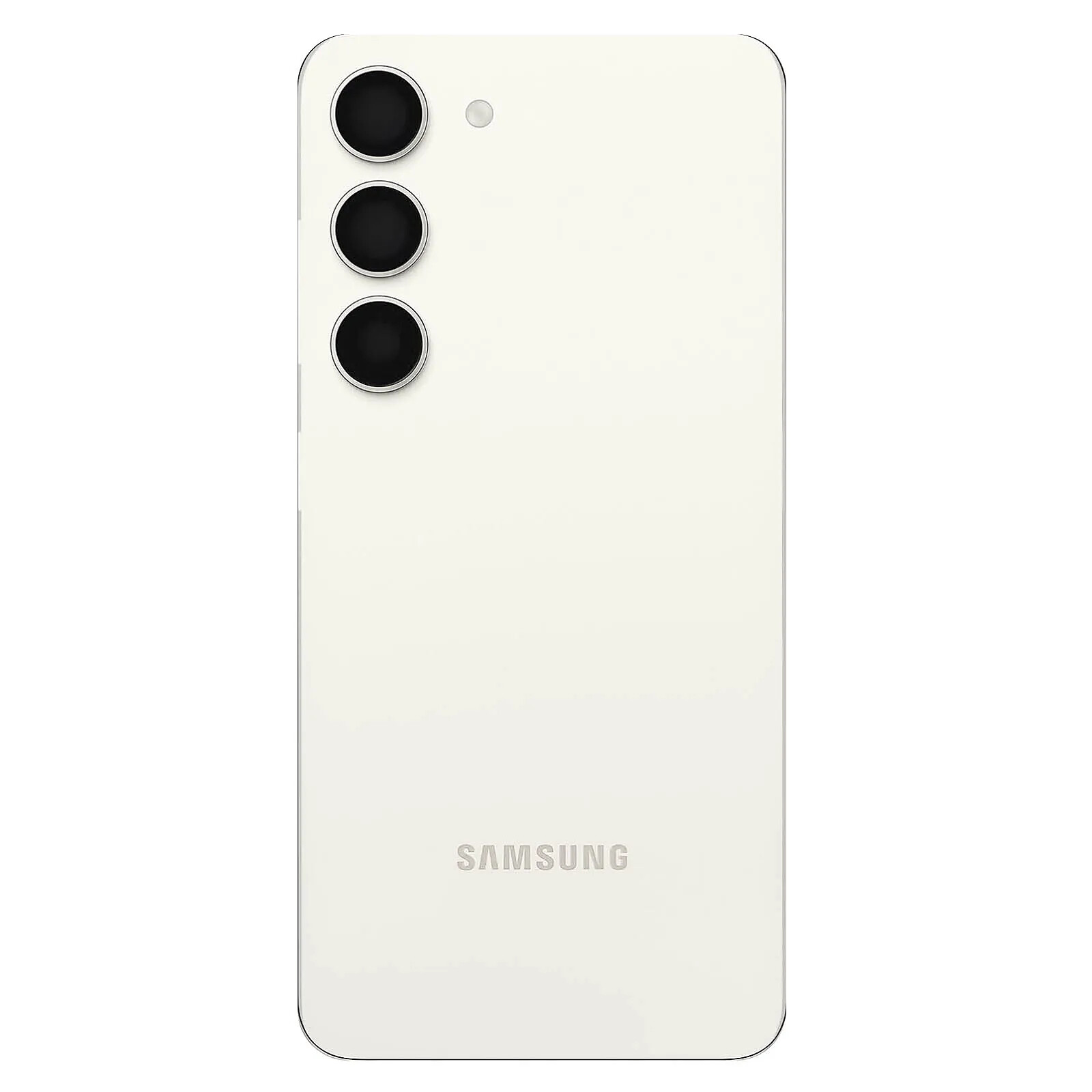 Samsung Vitre Arrière pour Samsung Galaxy S23 avec Lentille Caméra Original  Crème