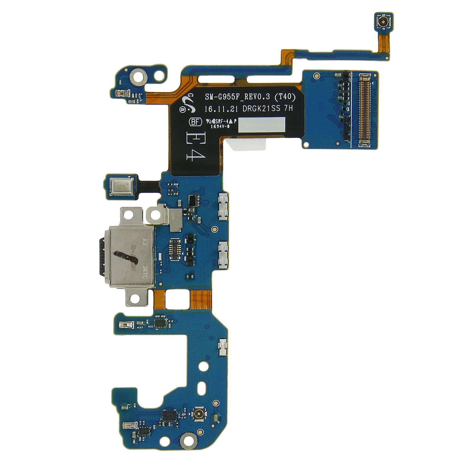 Samsung Nappe Connecteur de Charge pour USB Type-C pour Samsung Galaxy S8 Plus Noir
