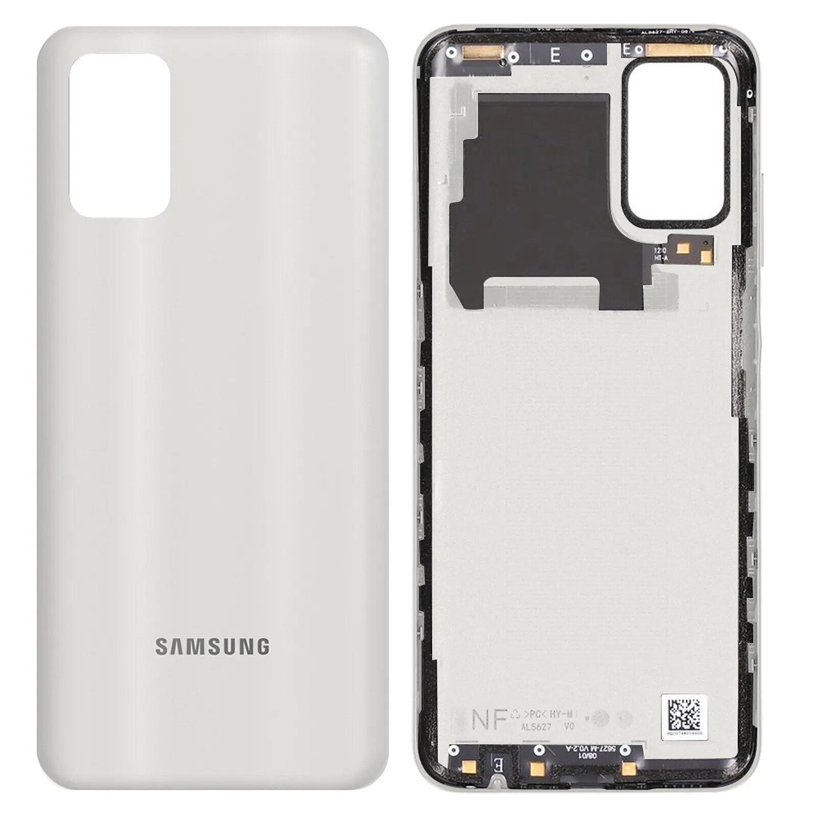 Samsung Cache Batterie pour Galaxy A03s Façade Arrière Originale Blanc