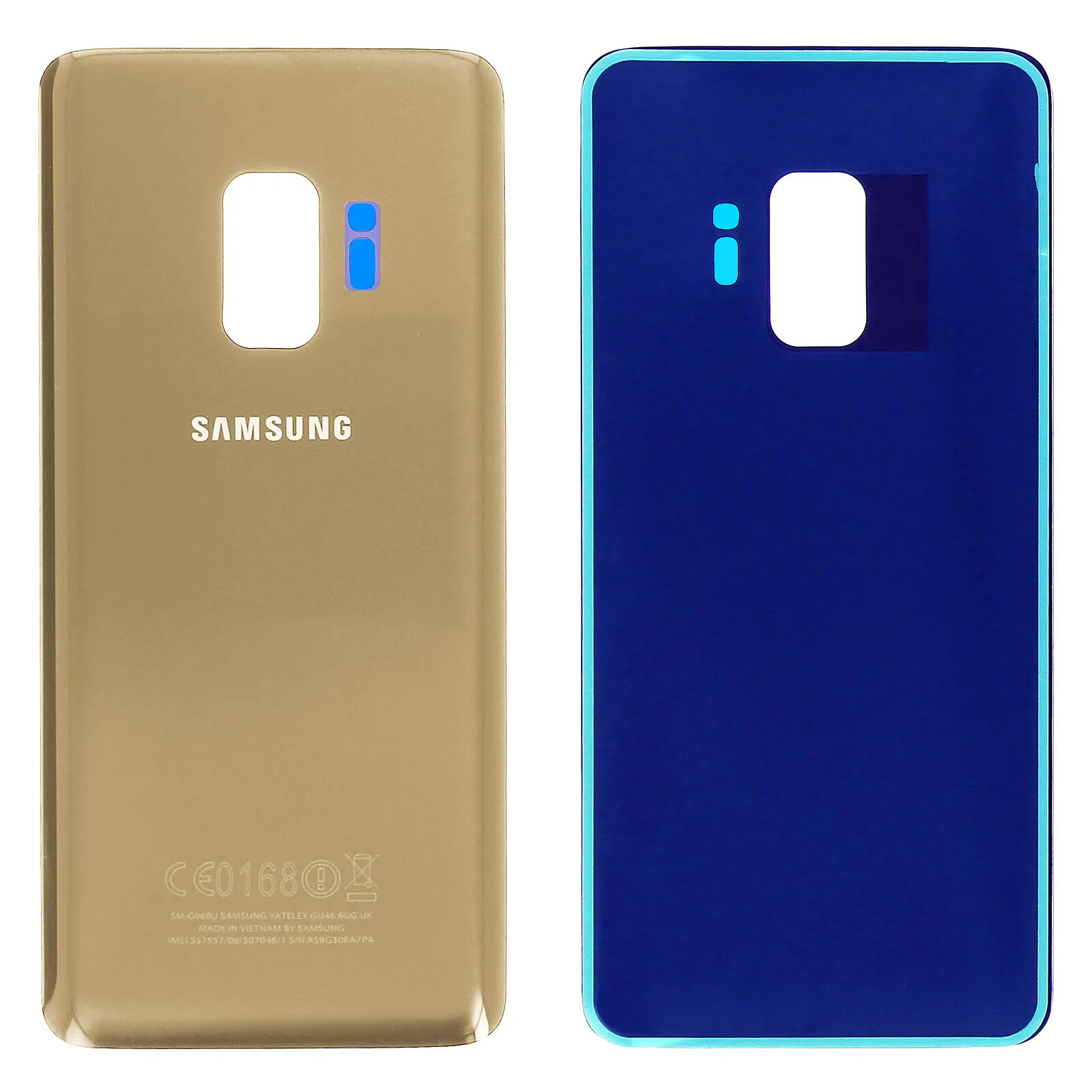 Samsung Cache batterie d'origine  pour Galaxy S9 Façade arrière Or