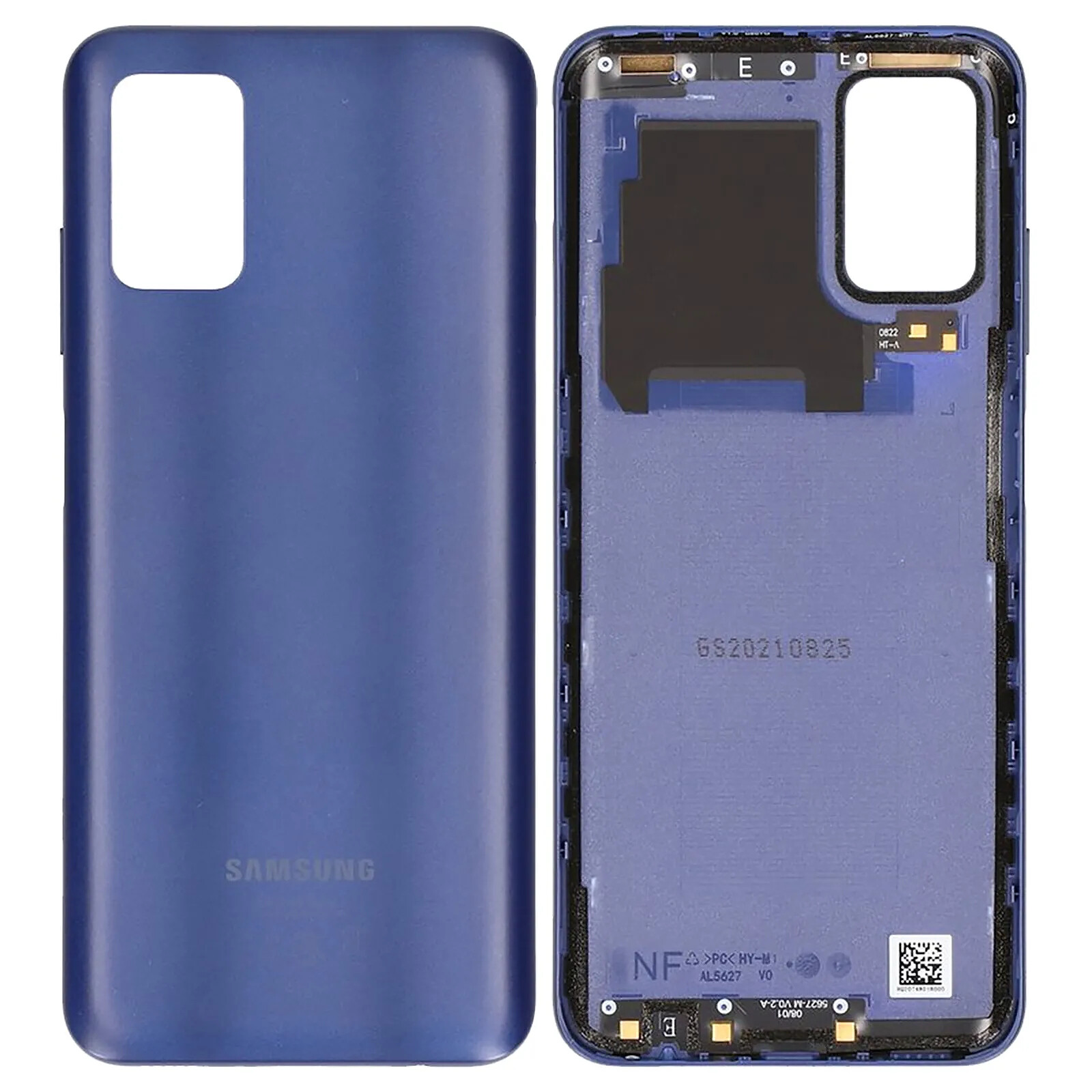 Samsung Cache Batterie pour Galaxy A03s Façade Arrière Originale  Bleu