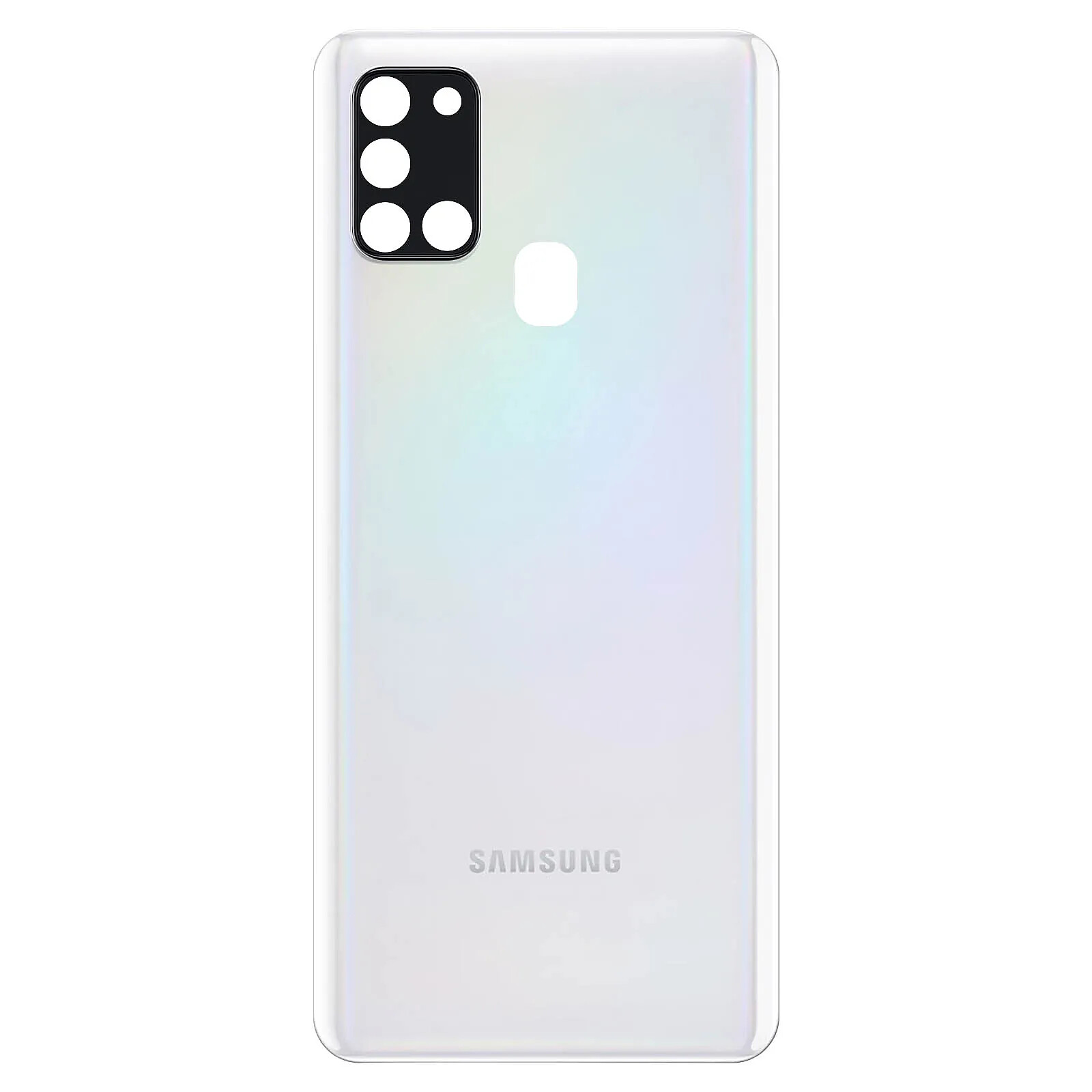 Samsung Cache Batterie pour Galaxy A21s Façade Arrière de remplacement Originale  Blanc