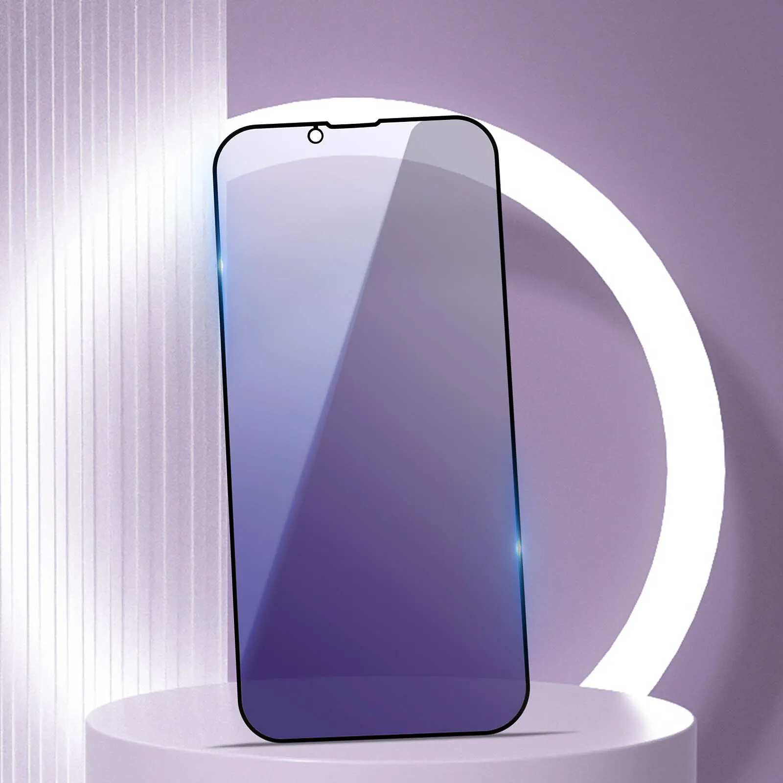 Protection Verre Trempé Pour Objectif IPhone 13/13 Mini - Cadre Aluminium, Anti-reflets, 9H