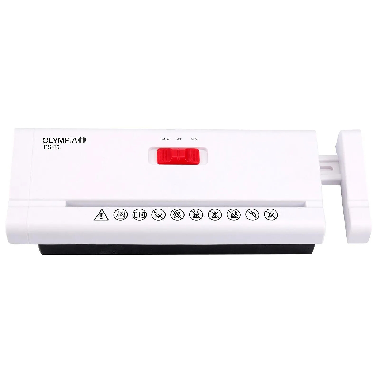 Destructeur De Documents Olympia PS 55 CC Blanc – Coupe Particules, Pour Bureau, Petite Capacité