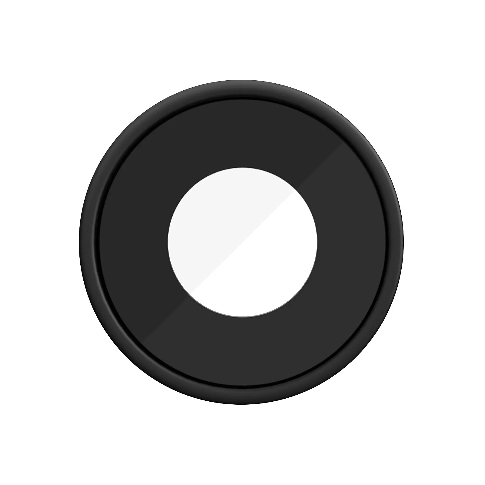 Clappio Lentille Caméra Arrière iPhone XR Noir Contour Noir