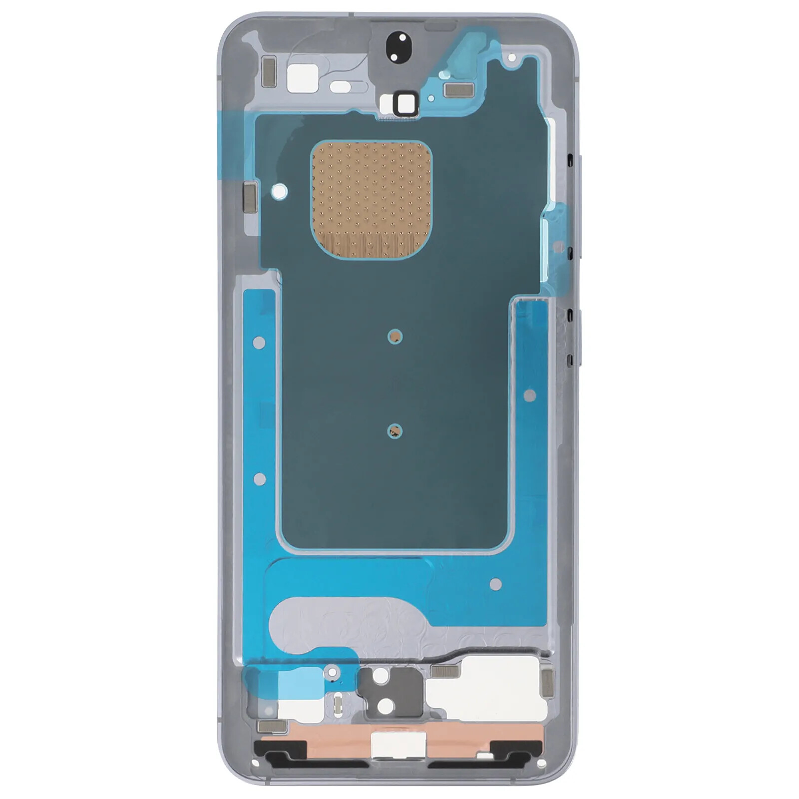 Samsung Châssis Central pour Samsung Galaxy S24 Original Service Pack Bleu pâle