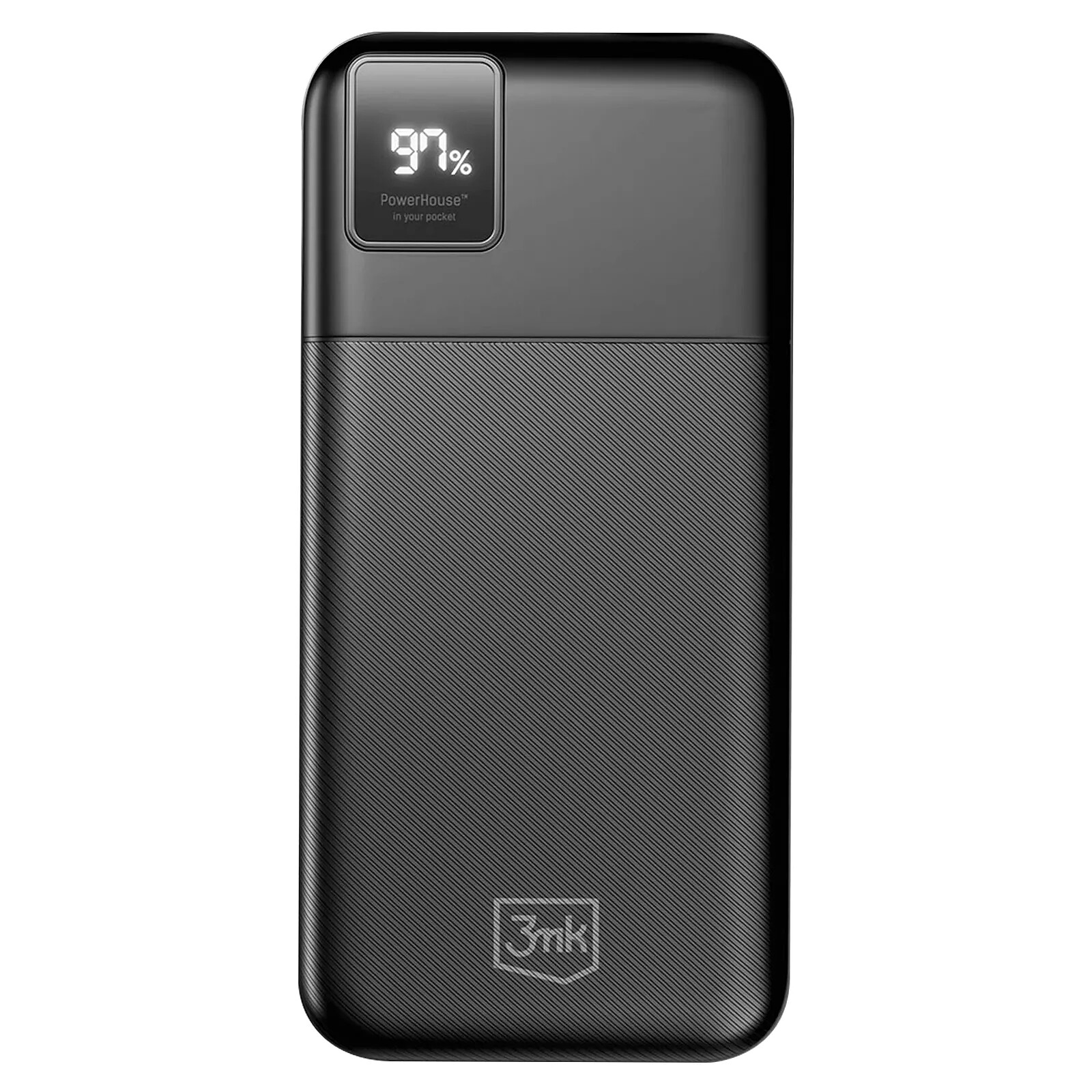 3mk Batterie de Secours 20000 mAh 2x USB et USB-C Voyant LED Noir - Batterie  externe - LDLC | Musericorde