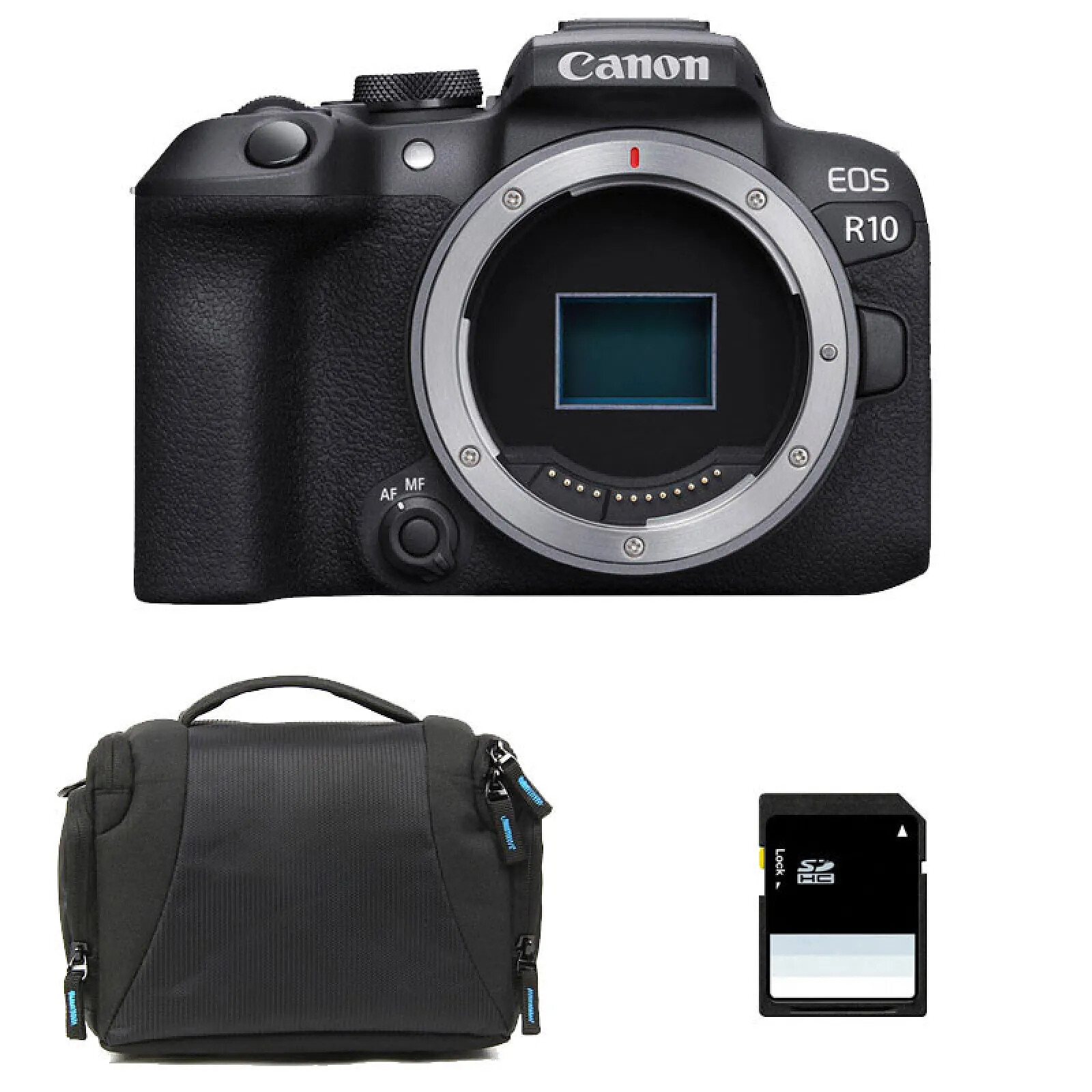 CANON EOS R10 Nu + Sac + Carte SD 8 Go - Appareil photo hybride - LDLC