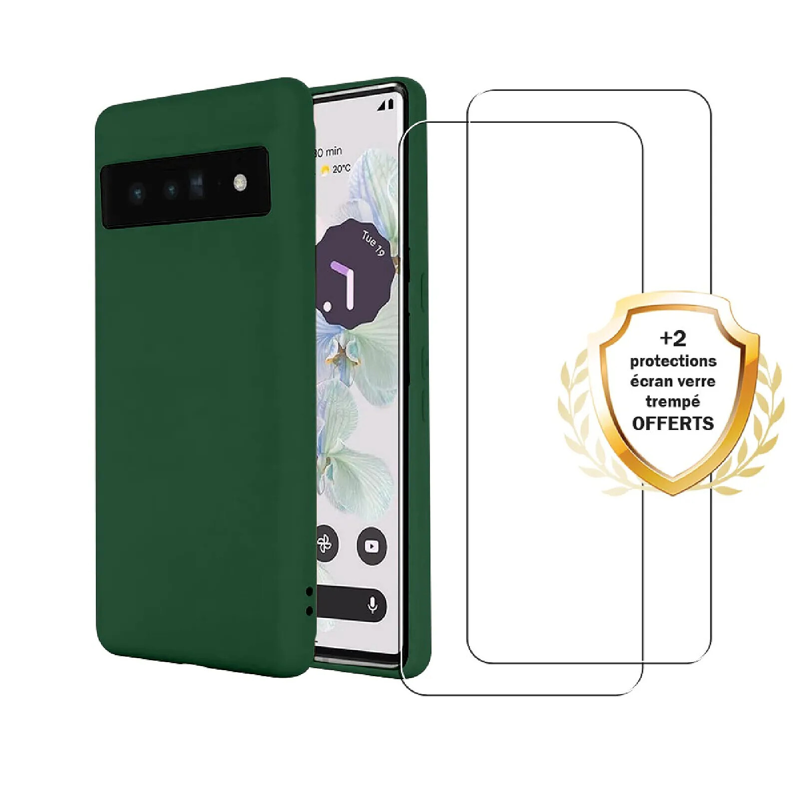 Coque Pour Google Pixel 10 Avec Anneau Coulissant - Design Football, Protection écran Confidentialité