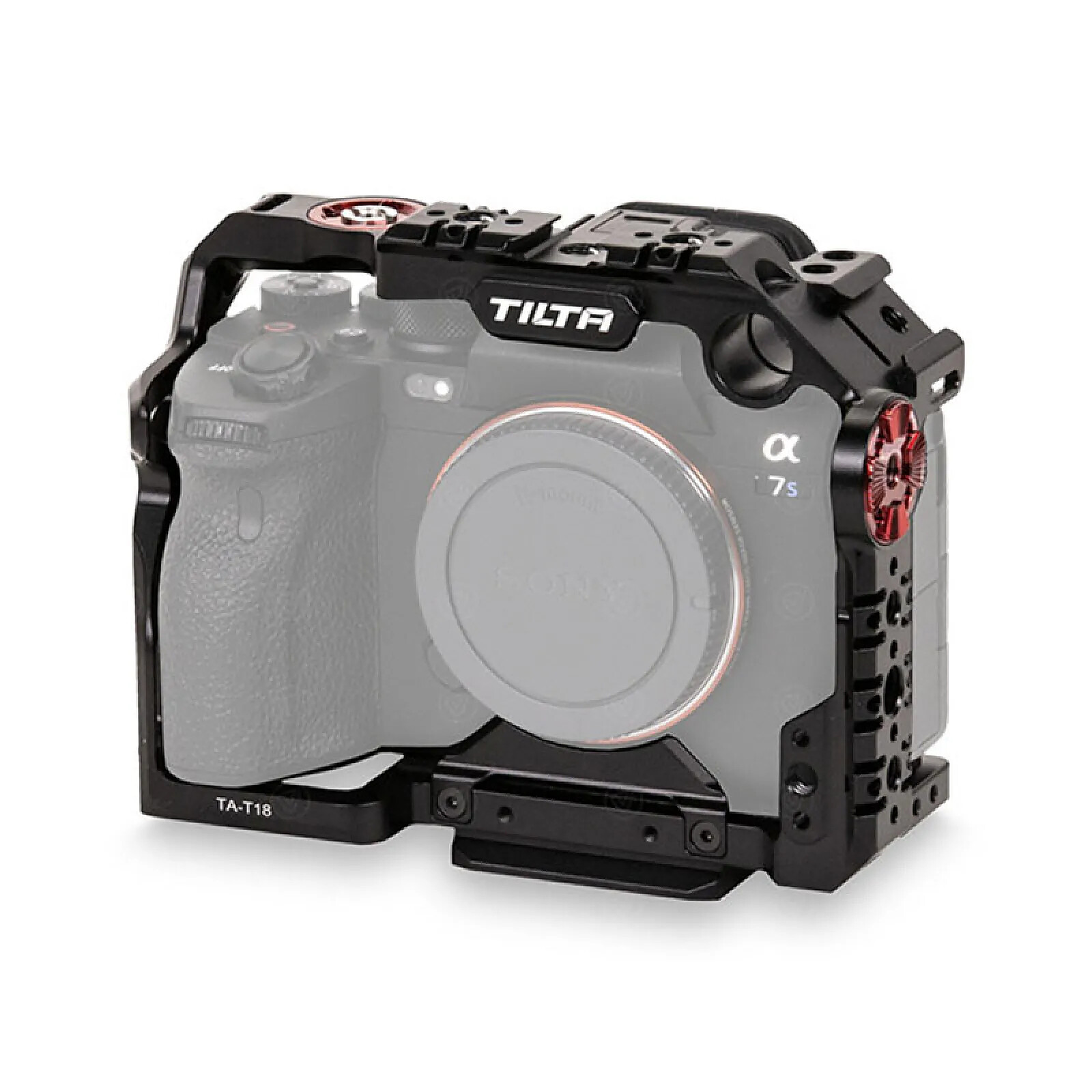 Cage Complète Tilta Pour Canon R8 - Compatible Avec Adaptateur EF-R - Serre-Câbles Inclus - Gris Titane