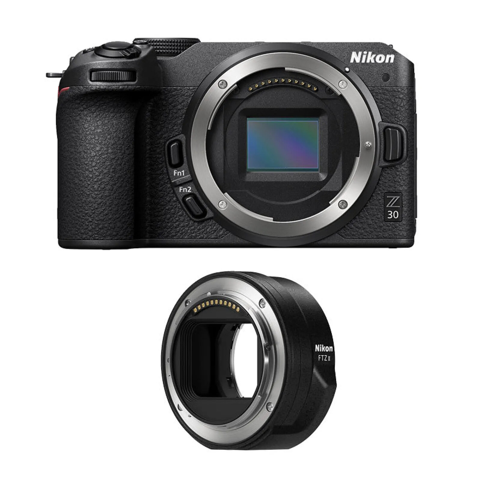 Kit Photo Professionnel Nikon Z7 II Avec Adaptateur FTZ II - Boîtier Plein Format 45,7 Mpx, Double Emplacement Carte, 4K