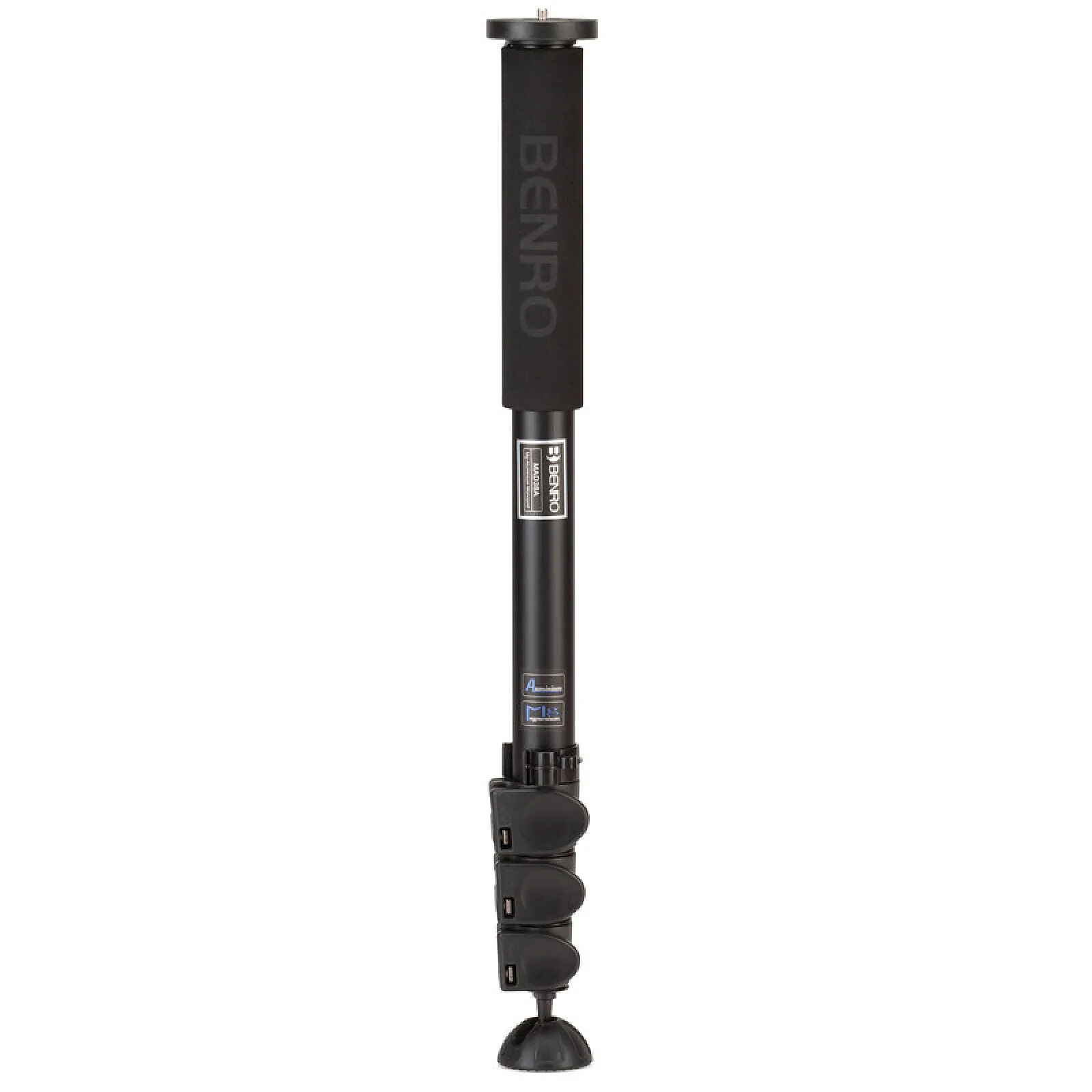 Monopode Télescopique Manbily LR255 En Alliage D'aluminium - Hauteur Réglable 33.5 à 108 Cm, Charge Max 5 Kg - Pour Appareils Photo, Trépieds