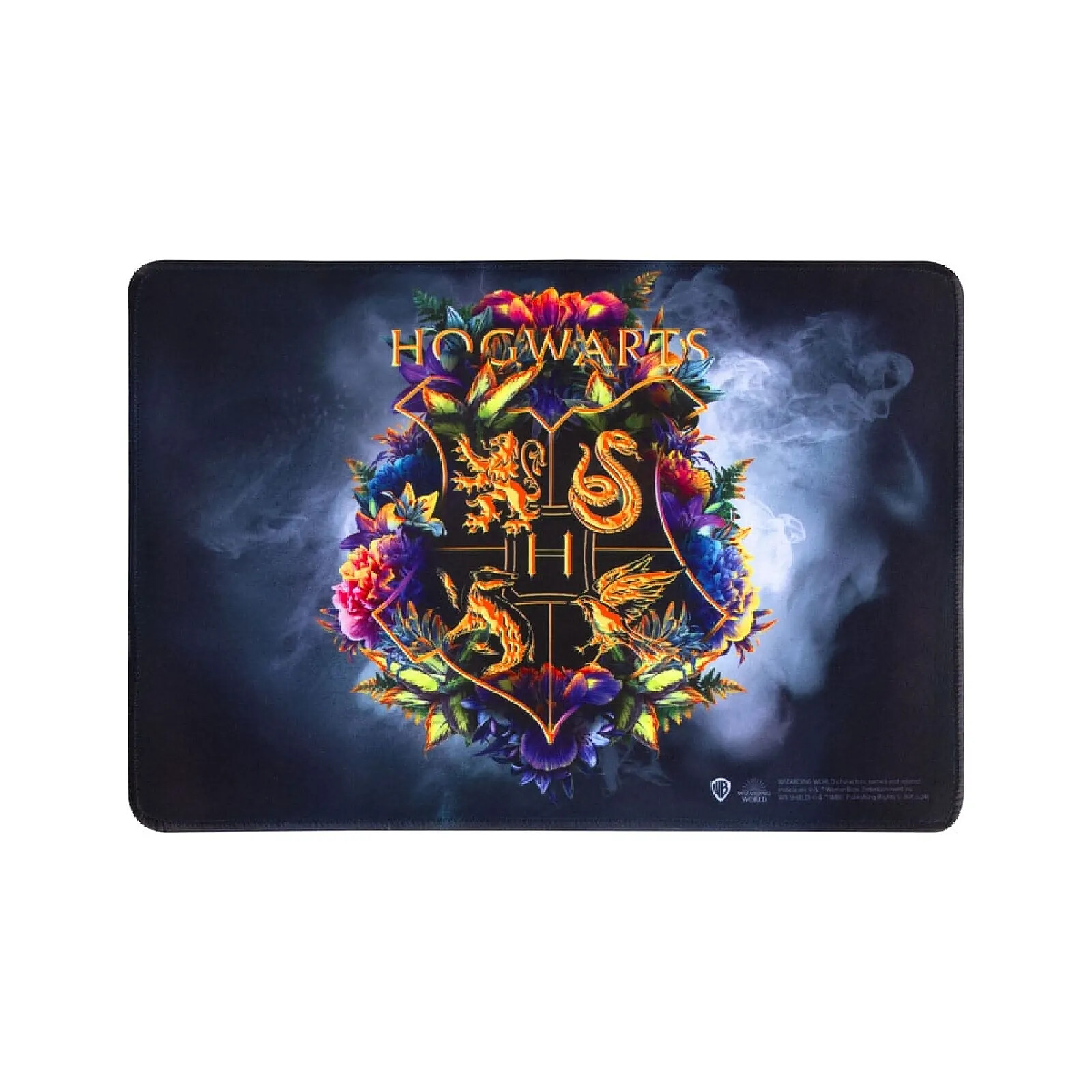 Souris Sans Fil + Tapis Souris Harry Potter - Officiel - Design Noir Et Blanc - Cadeau Fan