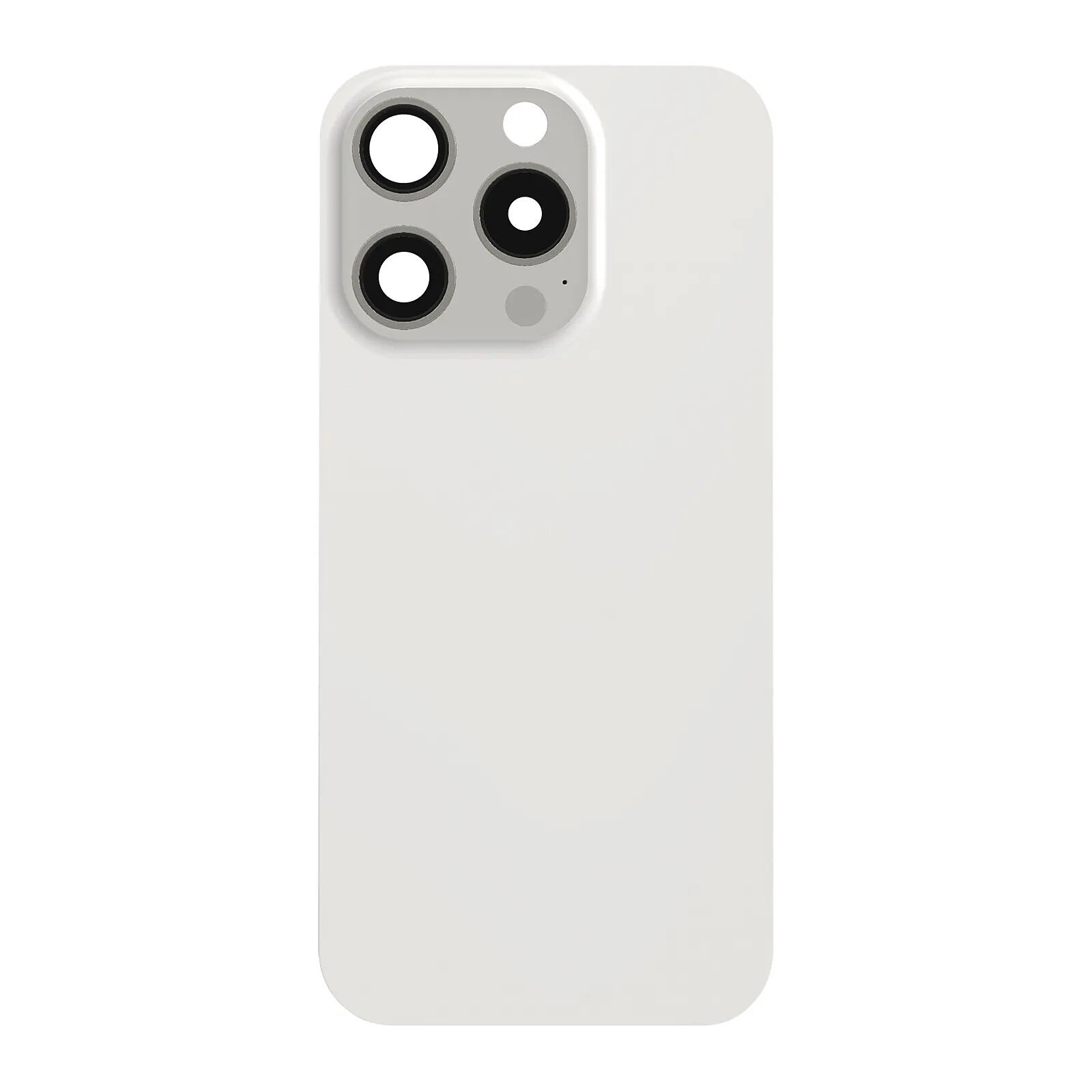 Clappio Vitre arrière Complète pour iPhone 15 Pro Max avec MagSafe