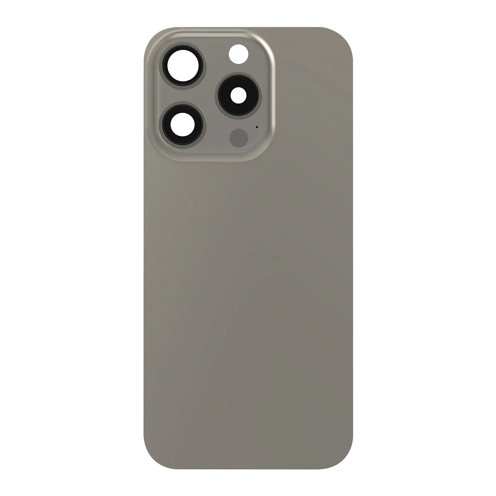 Clappio Vitre arrière Complète pour iPhone 15 Pro avec MagSafe