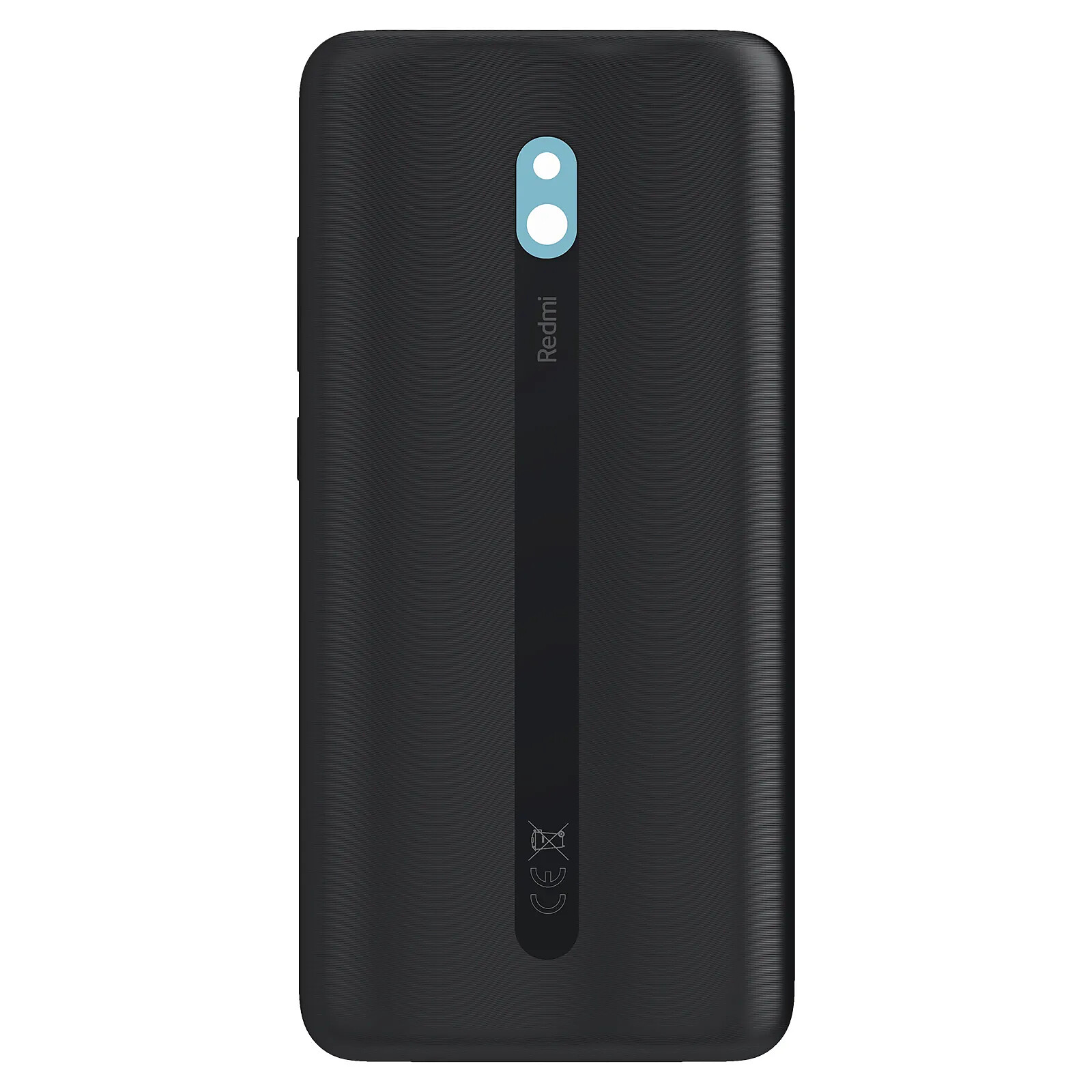 Xiaomi Vitre arrière pour Xiaomi Redmi 8A Original Service Pack Noir