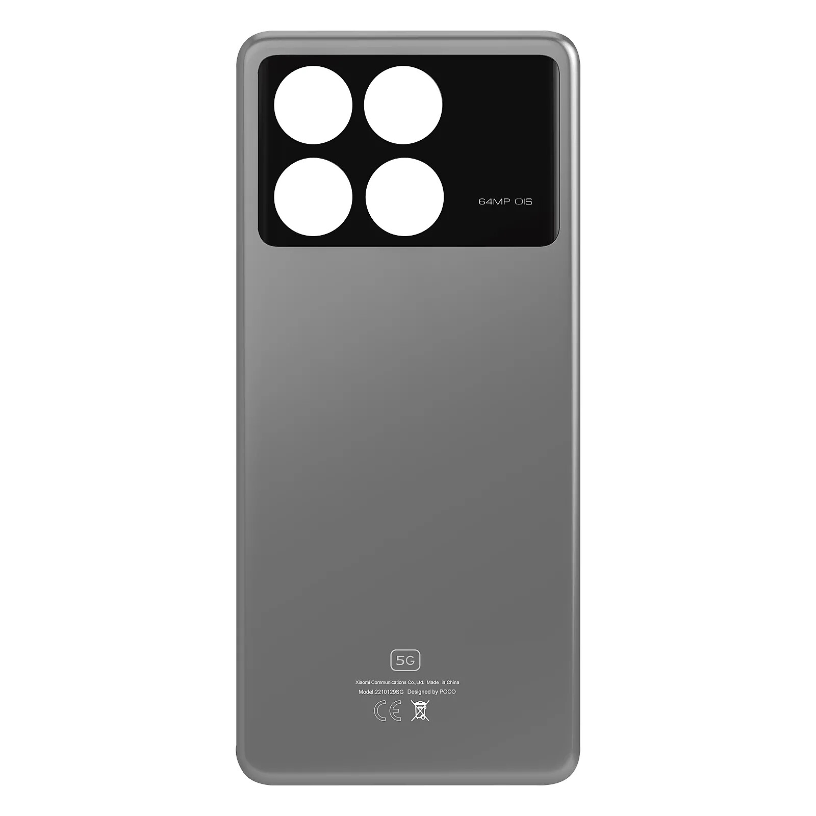 Clappio Cache batterie de remplacement pour Xiaomi Poco X6 Pro