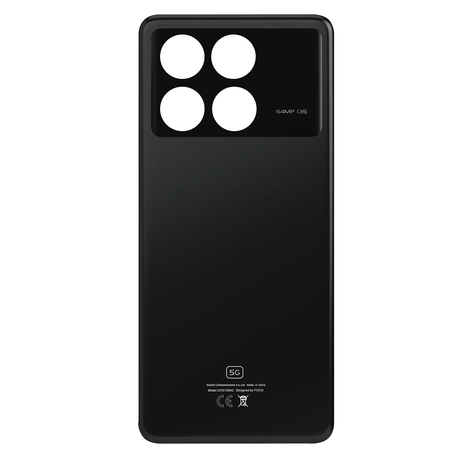 Clappio Cache batterie de remplacement pour Xiaomi Poco X6 Pro