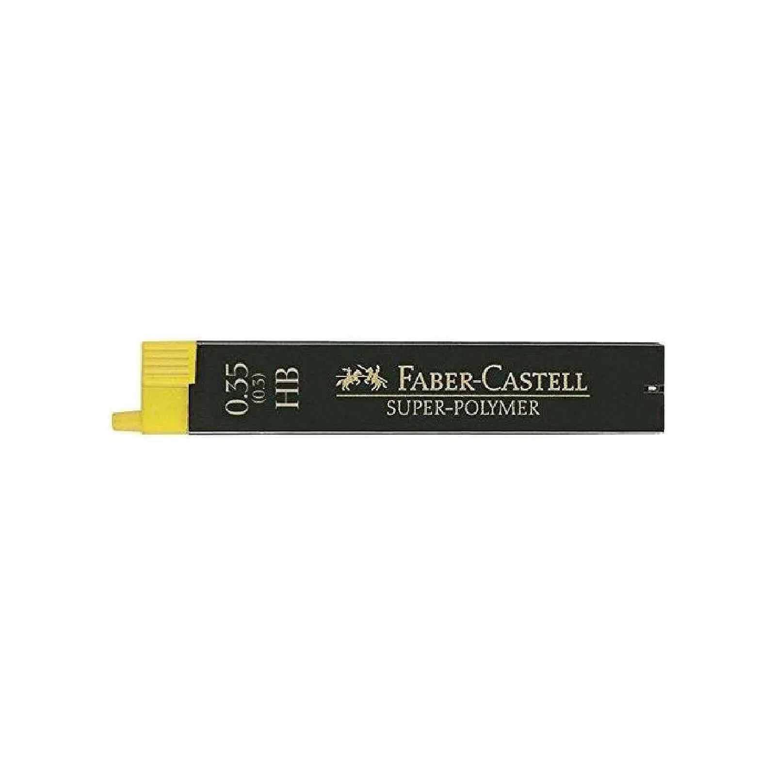 Mines Faber-Castell Super-Polymer 0.7mm HB - Lot De 36 Mines - Résistantes à La Casse - Noir Intense - Pour Porte-mines Standard