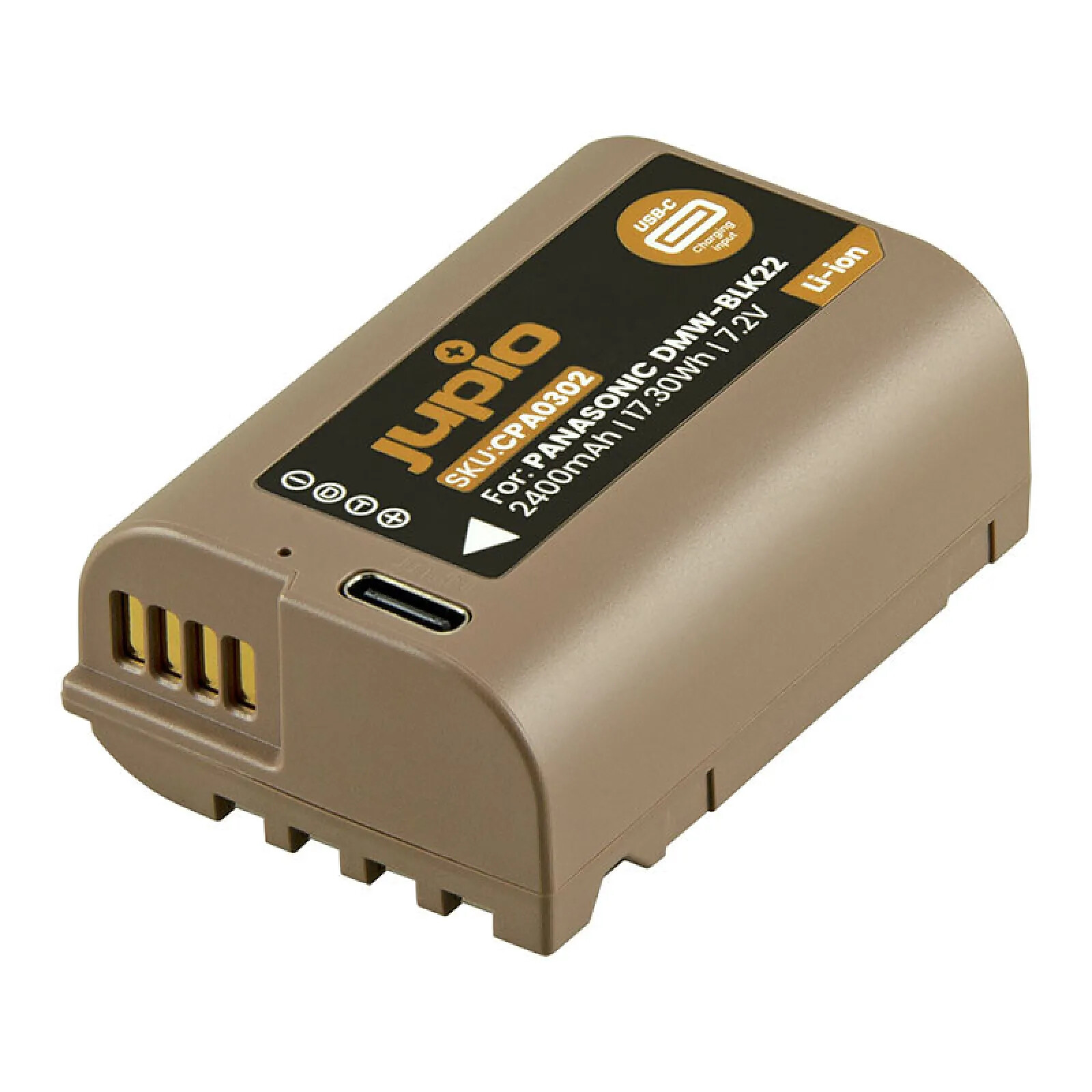 Chargeur Double USB Pour Batterie Panasonic DMW BLK22 - Écran LCD, Entrée USB-C/micro USB