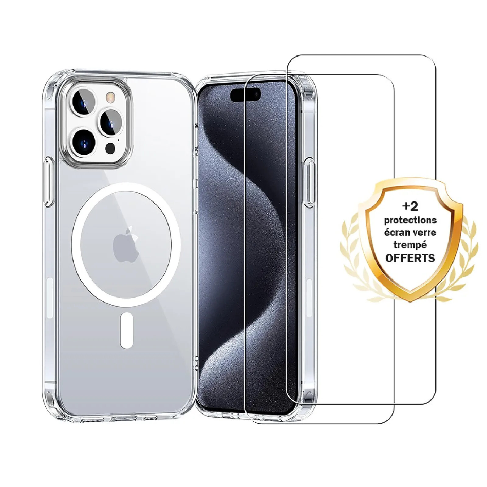 Coque Transparente Souple avec Coins Renforcés - IPhone 15 PRO MAX main image 0