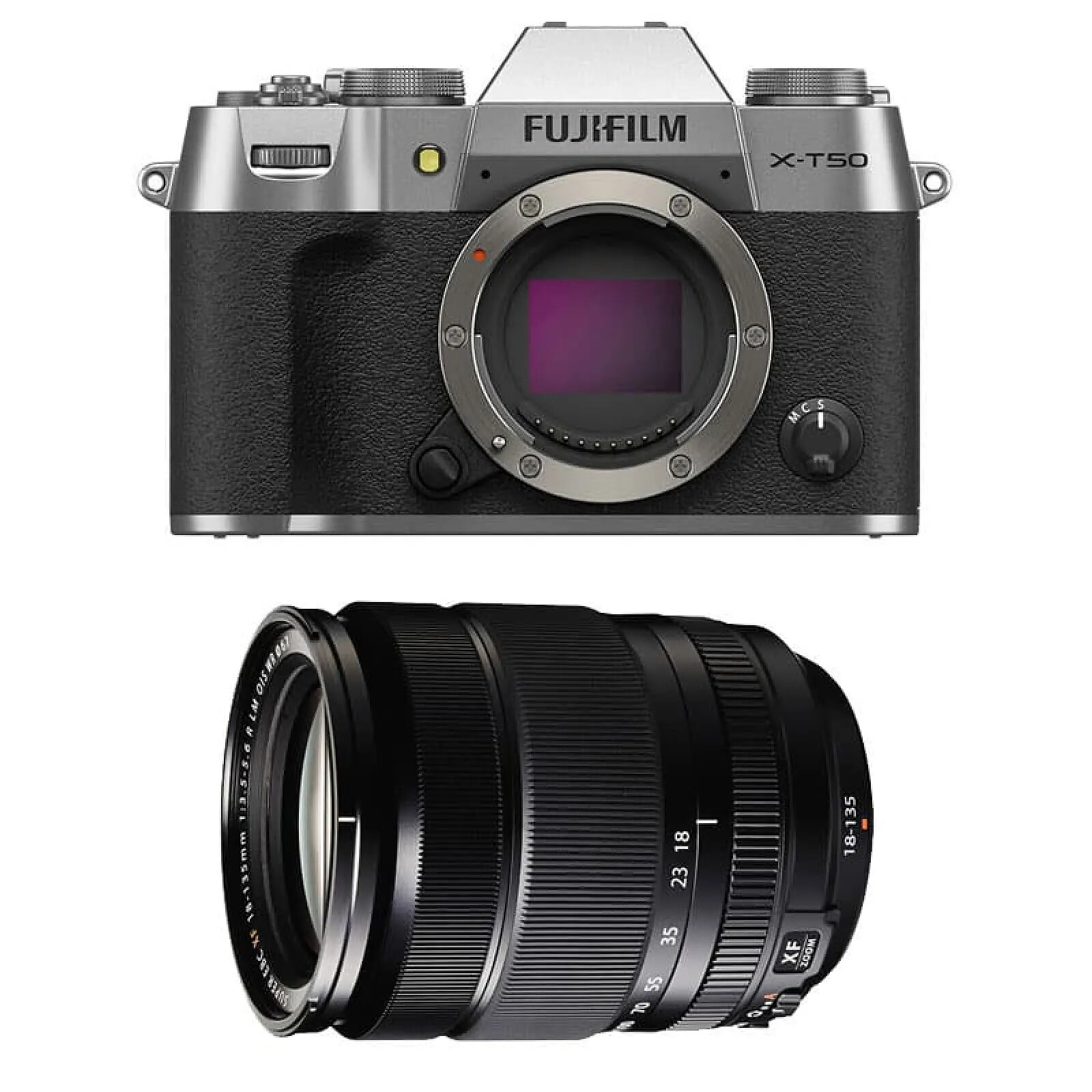 FUJIFILM X-T50 Silver + 18-135