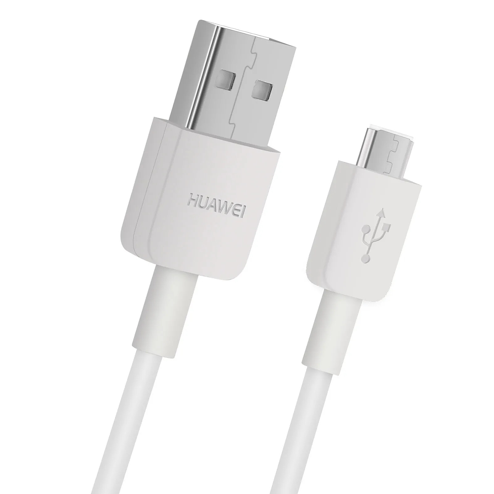 Huawei Câble Micro-USB Charge et Synchronisation Anti-nœuds 1m Original  Blanc