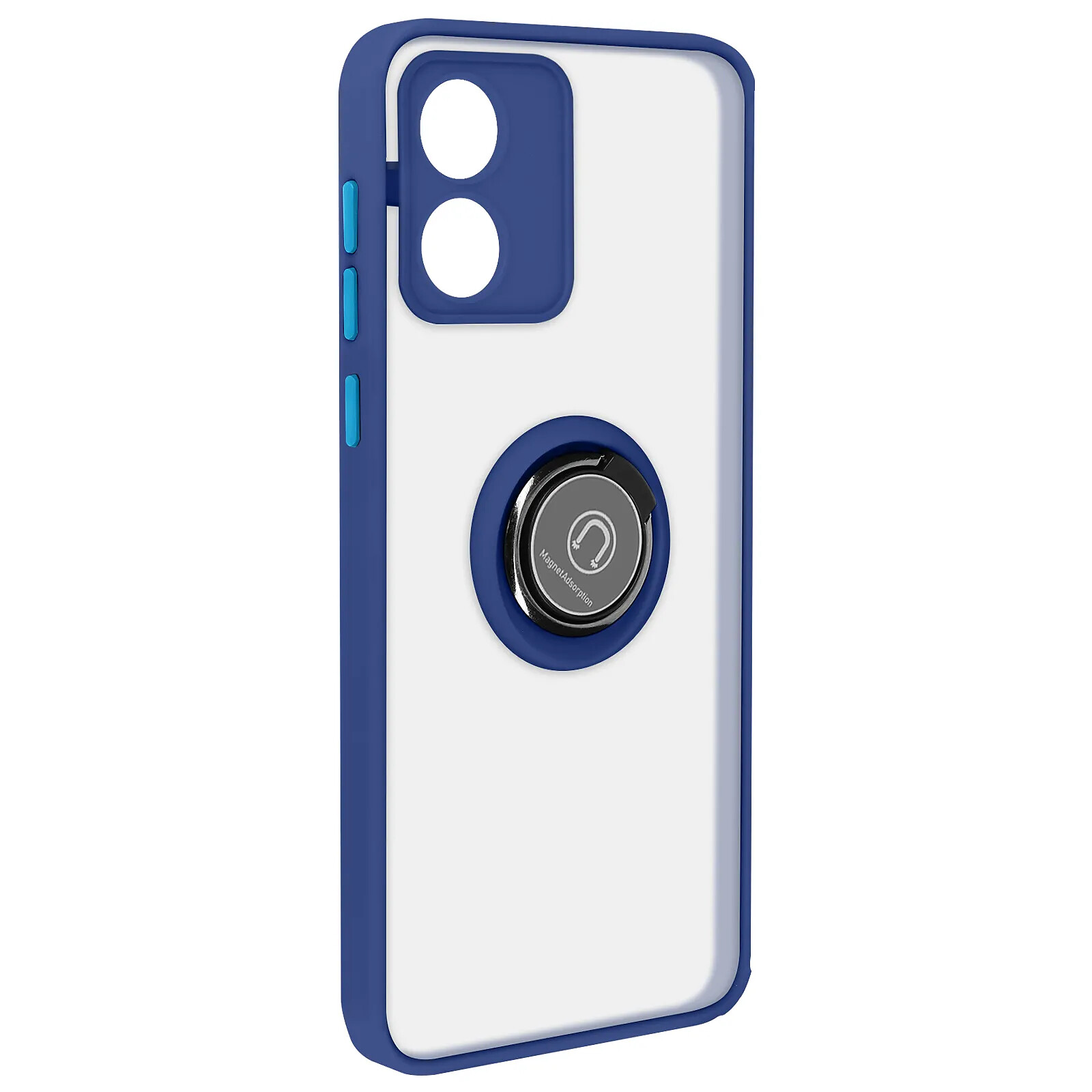 Coque Protection Motorola Moto E13 - Housse Avec Objectif Appareil Photo - Couleur Navy