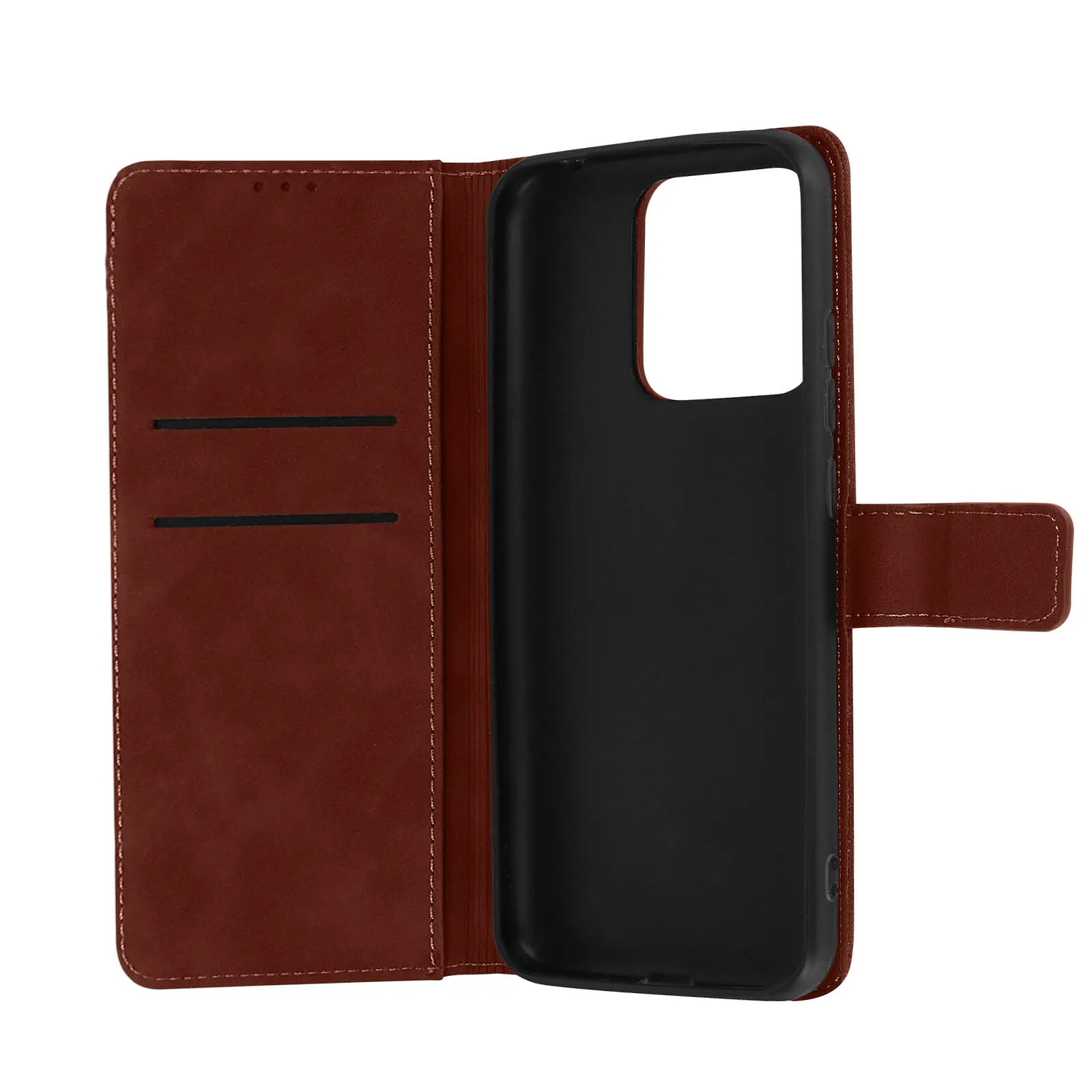 Or Rose-Pour Nokia 2.3-Étui portefeuille de luxe en cuir gaufré 3D pour