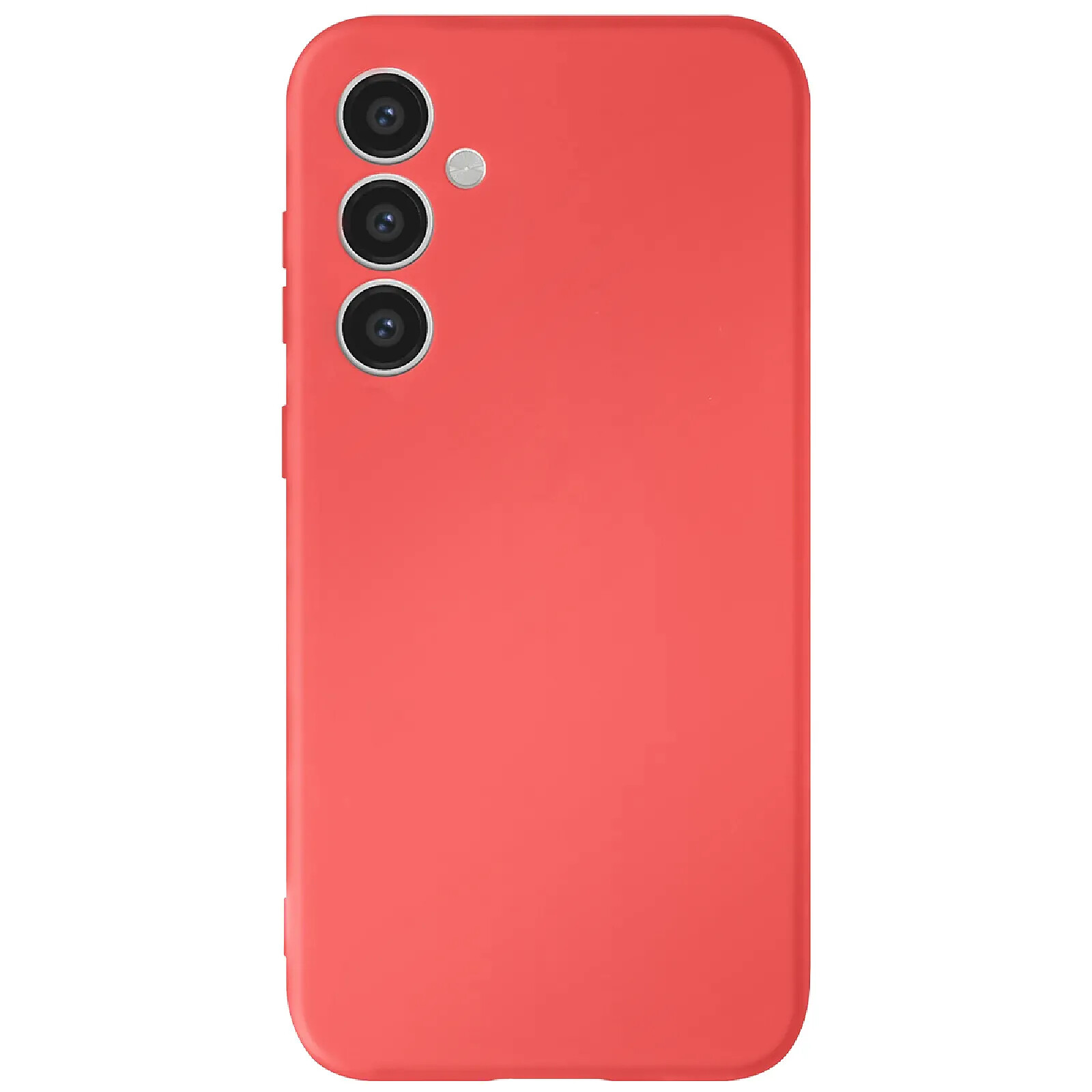 Jaym Coque pour Samsung Galaxy S23 FE Premium Silicone Microfibre Rouge