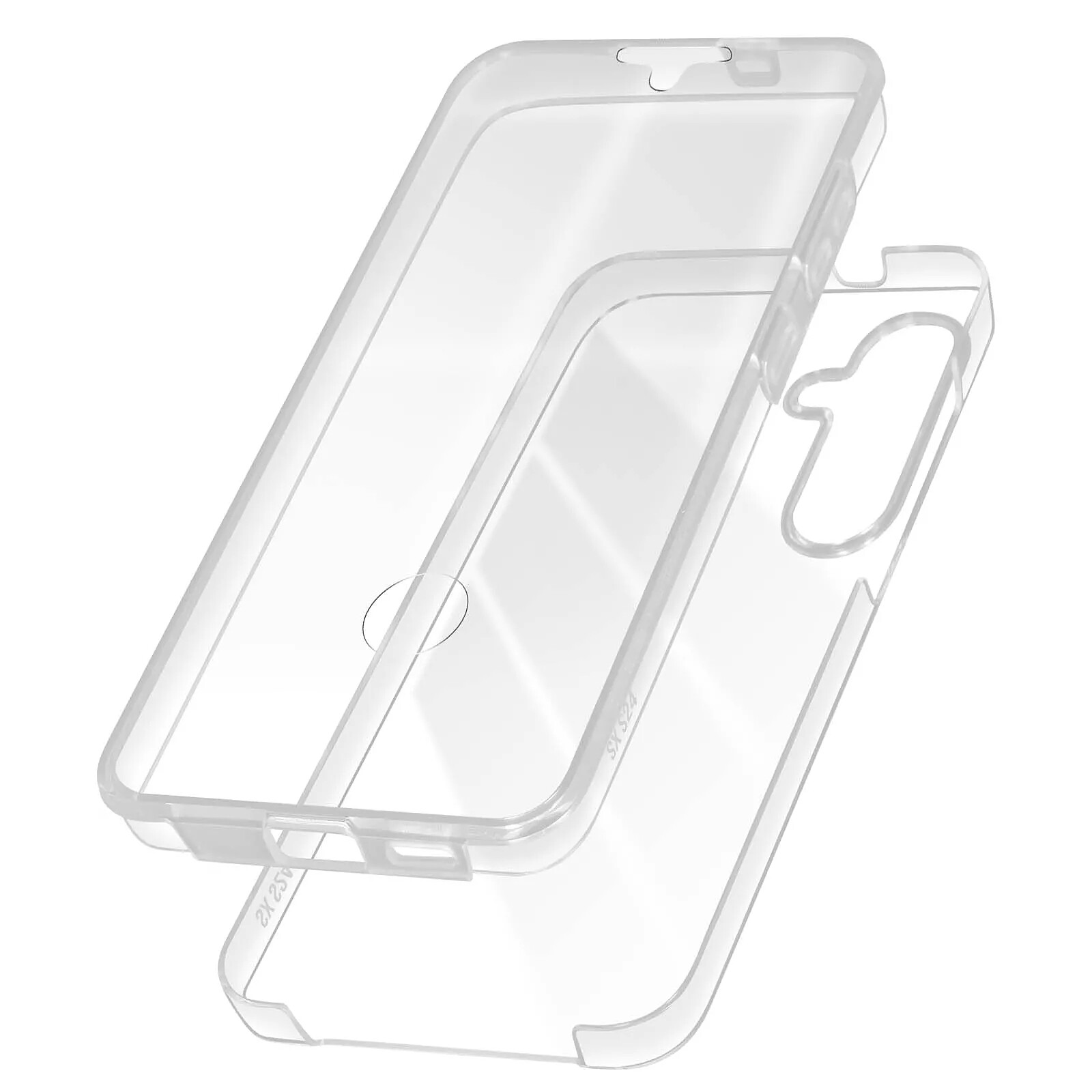 Coque AVIZAR Samsung S24 et S25, Transparent